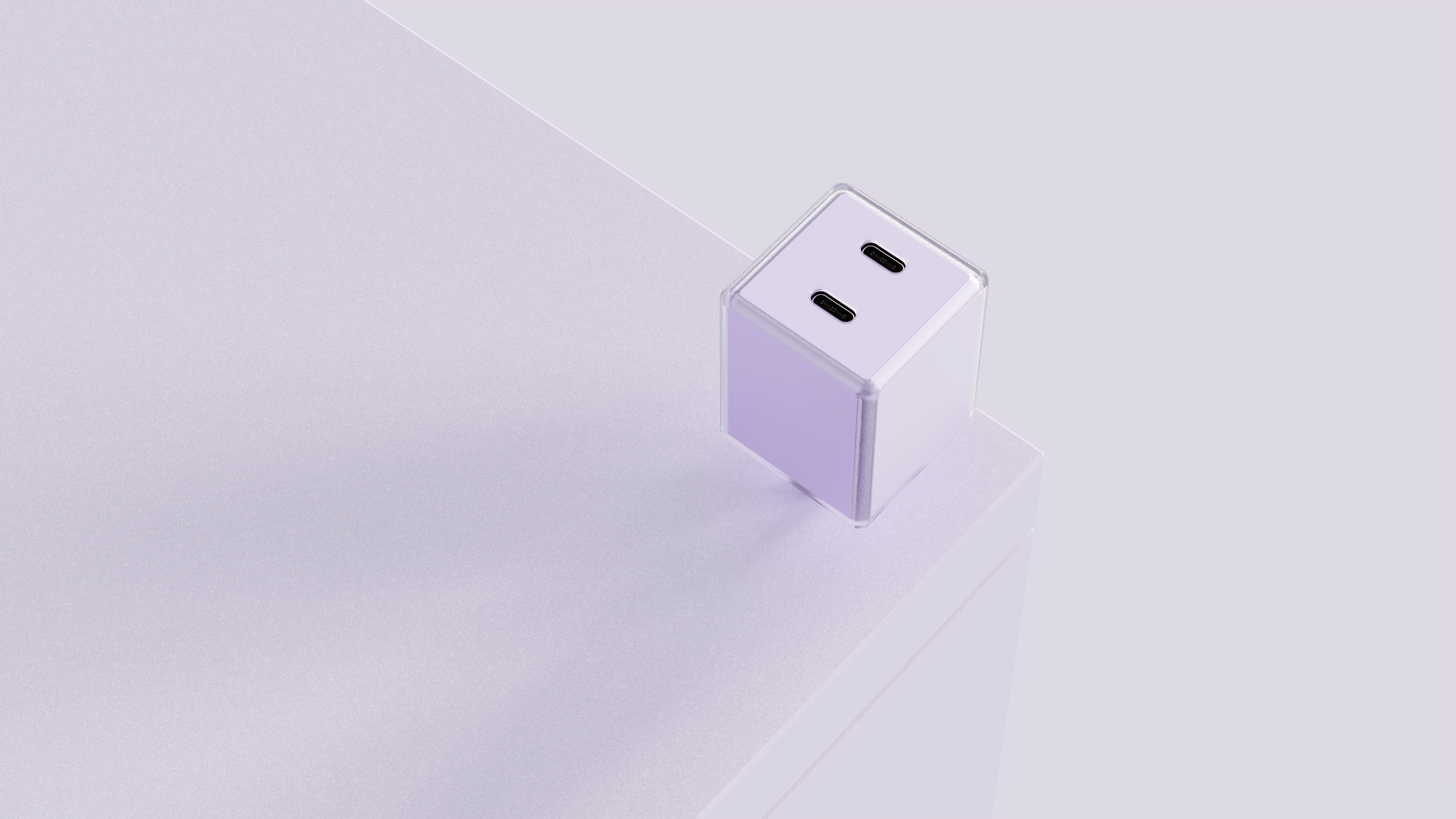 Charger，Fast charging charger，PD20/40W，usb，Transparent matte，product design，