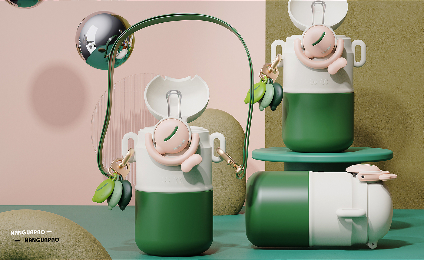vacuum cup，lovely，product design，bionics，