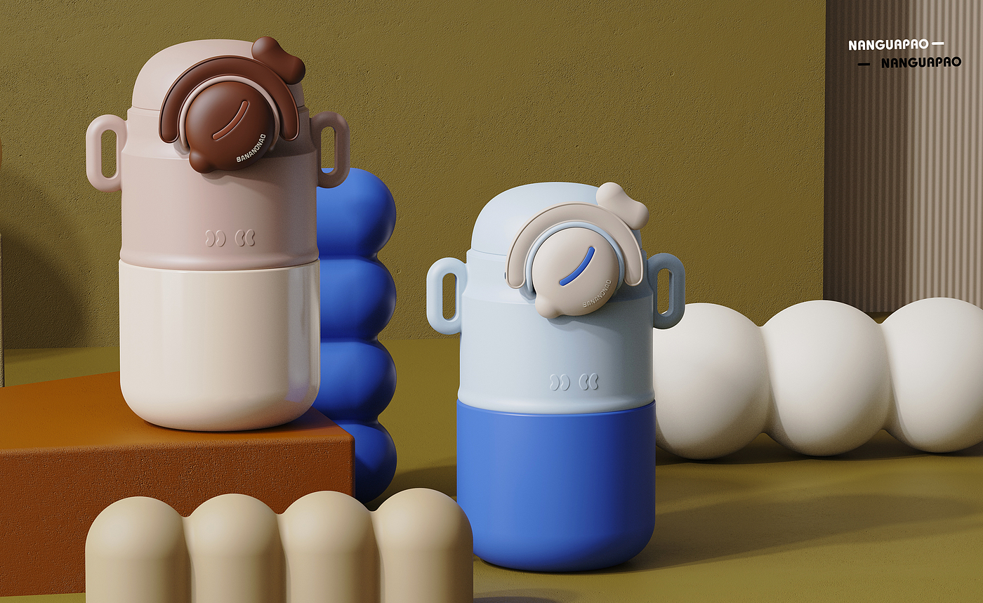 vacuum cup，lovely，product design，bionics，