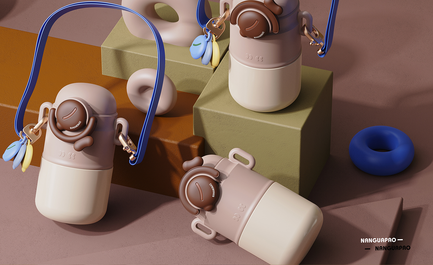 vacuum cup，lovely，product design，bionics，