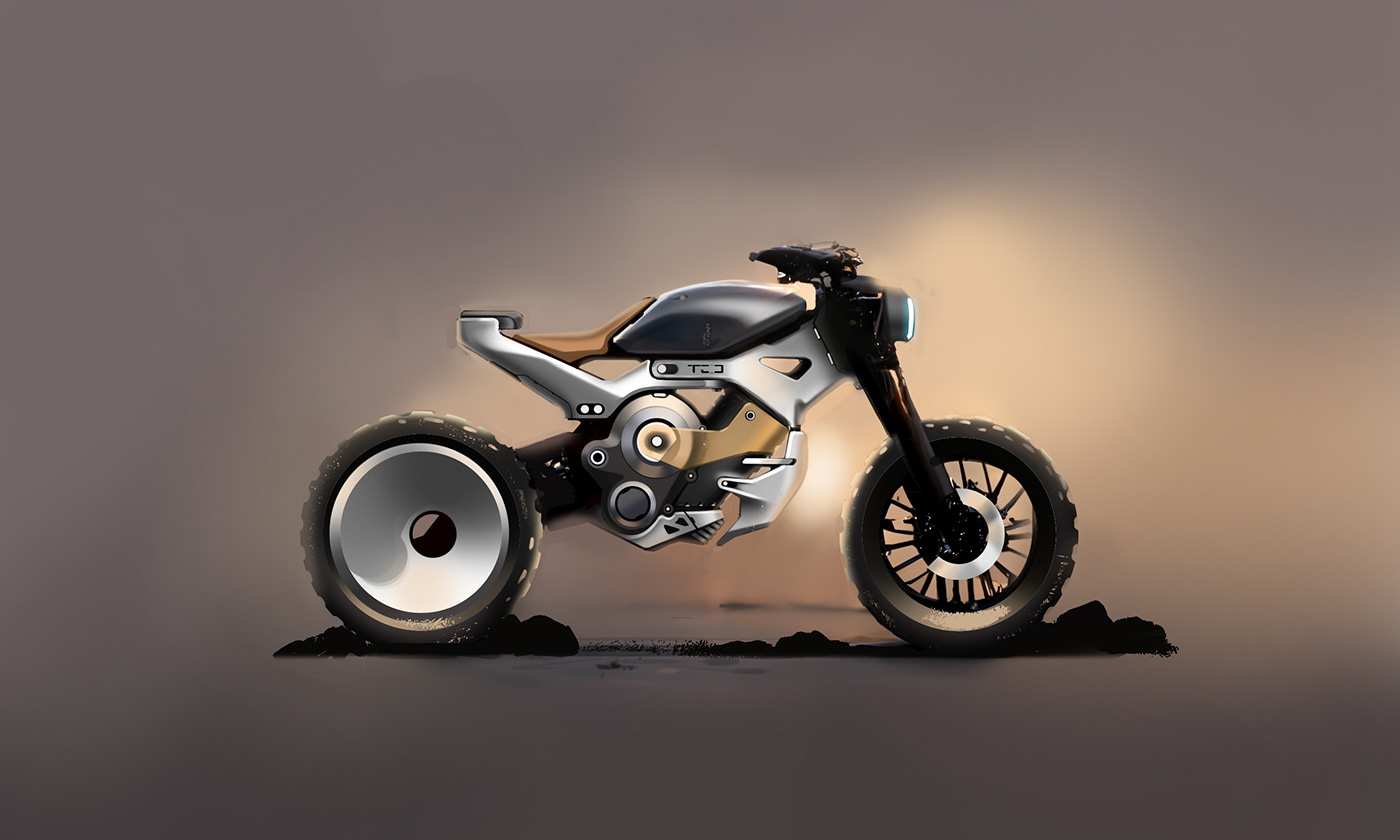 motorcycle，future，product design，Appearance design，