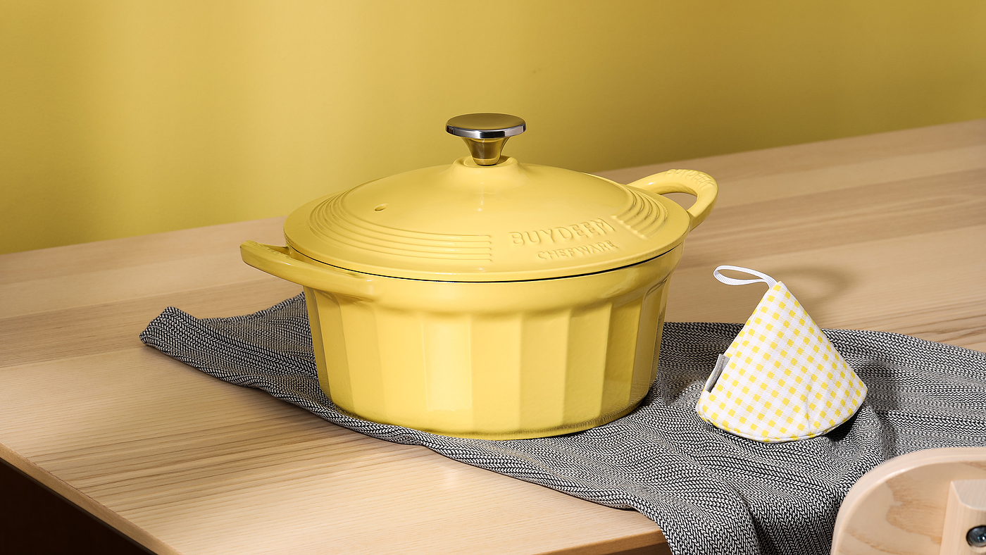 industrial design，product design，Cast iron pot，
