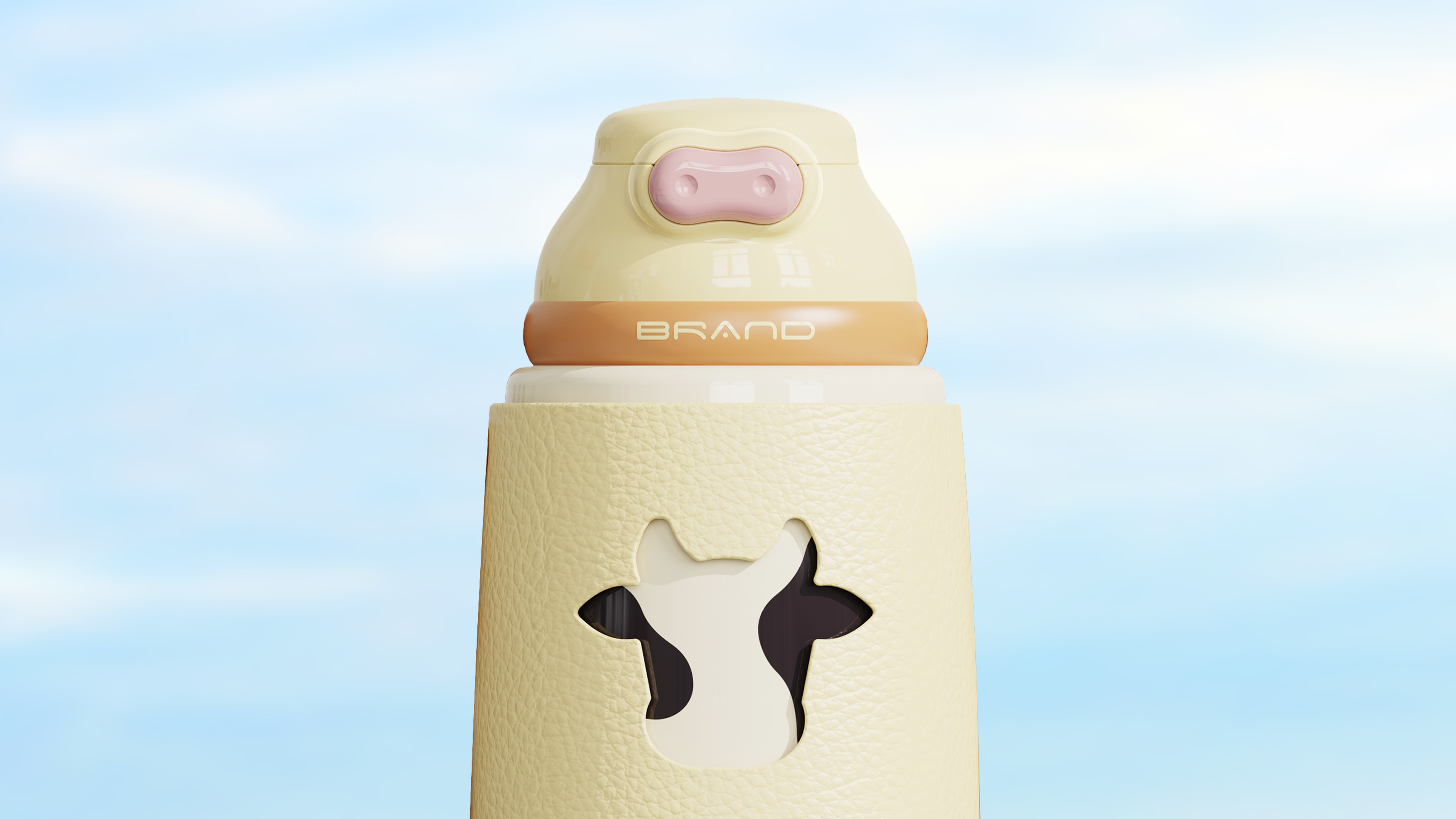 children，cup，Childlike interest，Cartoon，interest，vacuum flask，lovely，