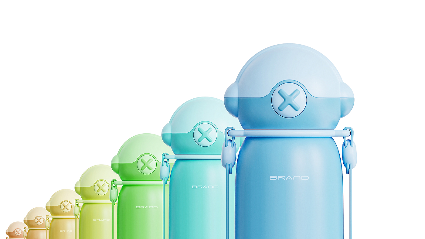children，cup，Childlike interest，Cartoon，interest，vacuum flask，lovely，