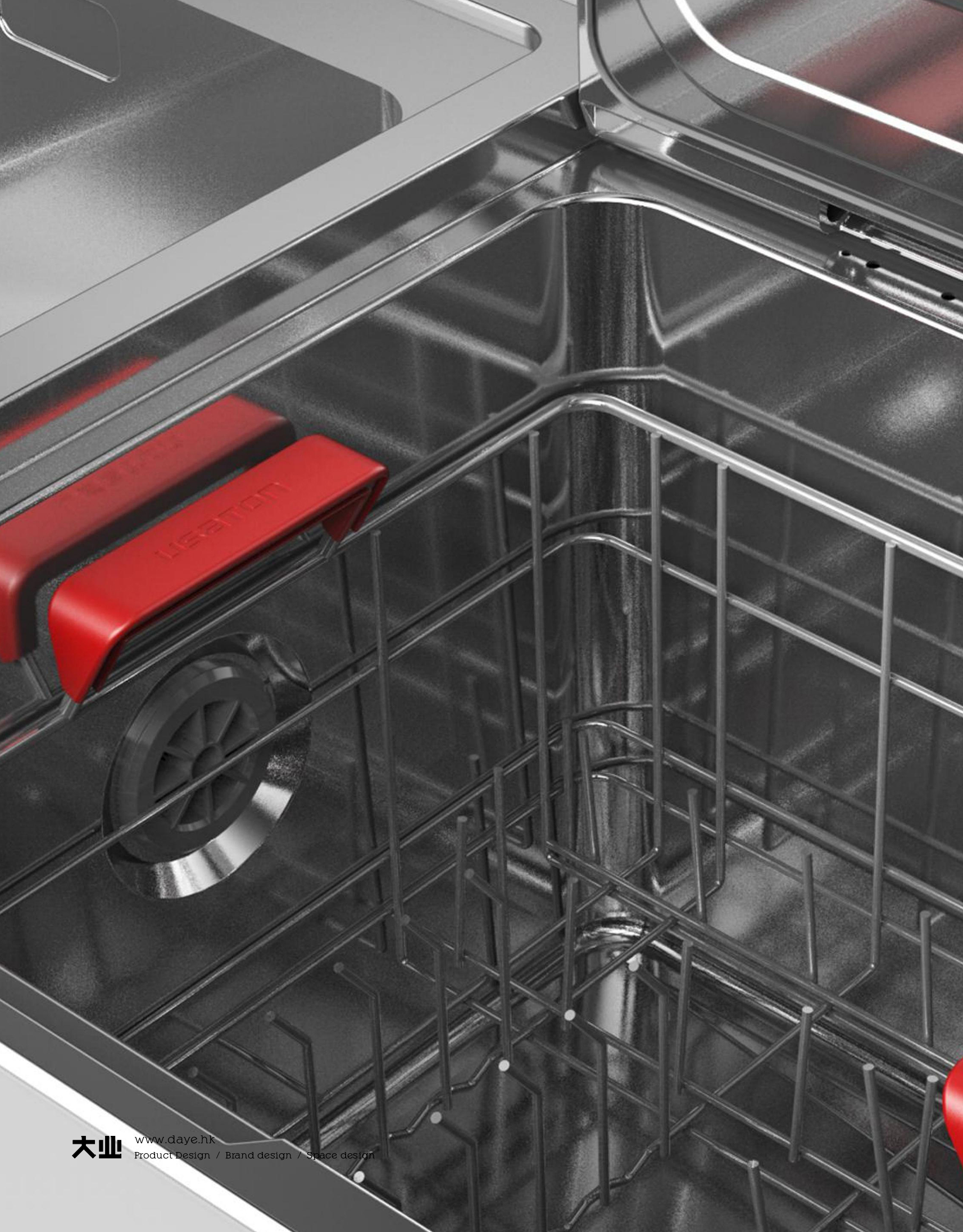 industrial design，product design，Kitchen electrical design，Dishwasher design，