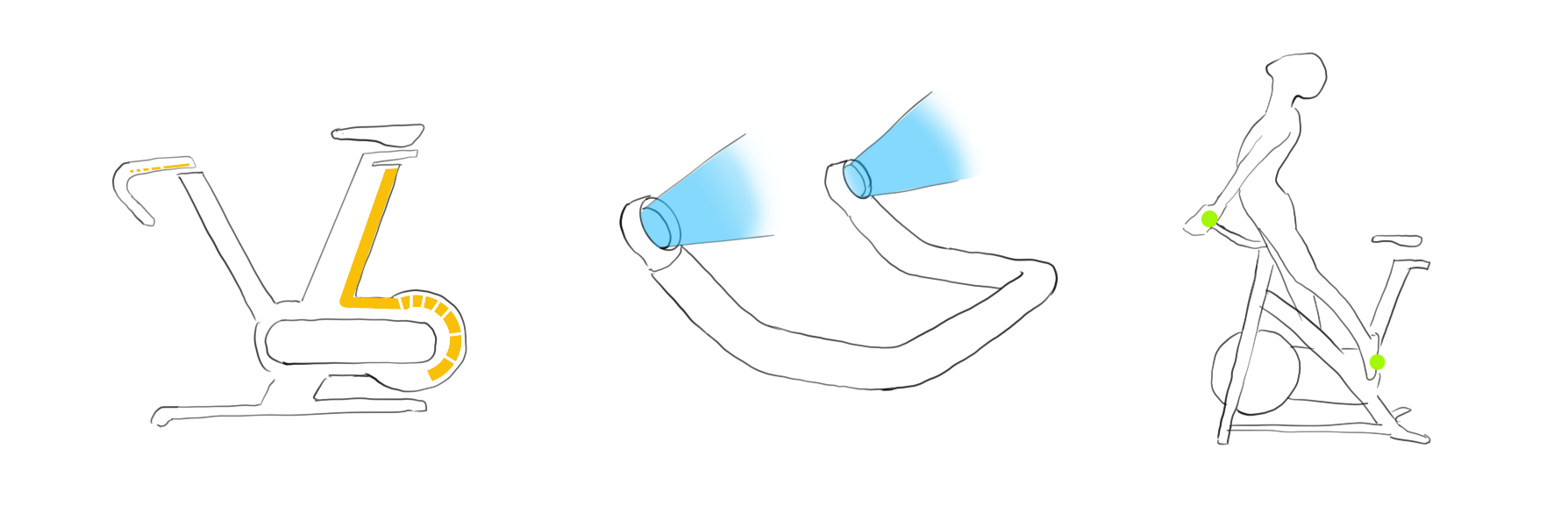 LEAPX，Spinning bike，Bodybuilding，game，product design，Structural design，Intelligent products，Innovative design，