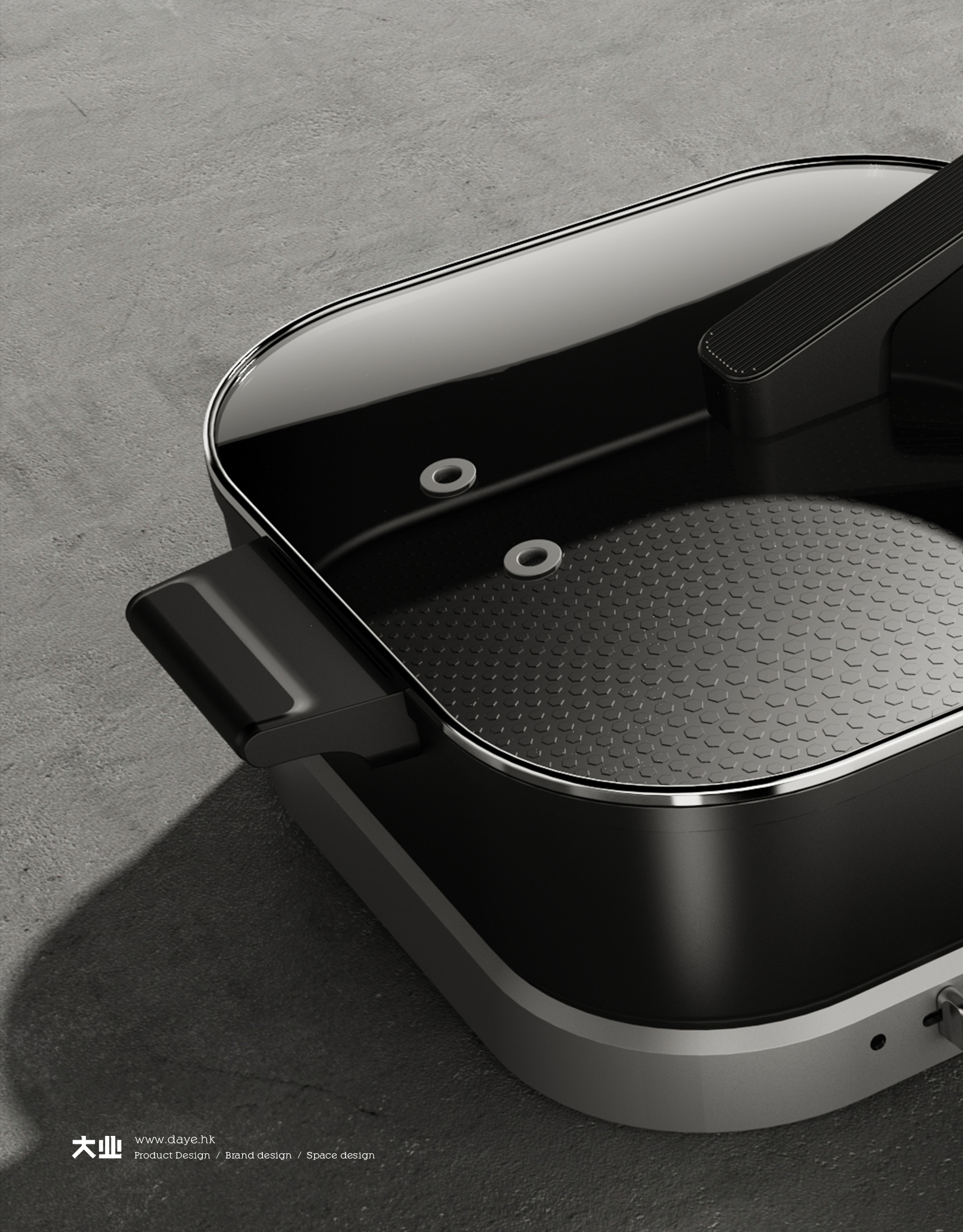 industrial design，product design，Small household appliance design，Kitchen electrical design，Electric hotpot design，