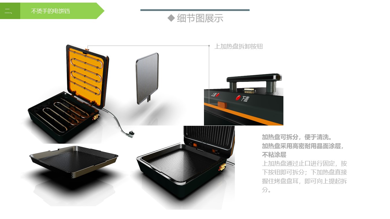 Electric baking pan，