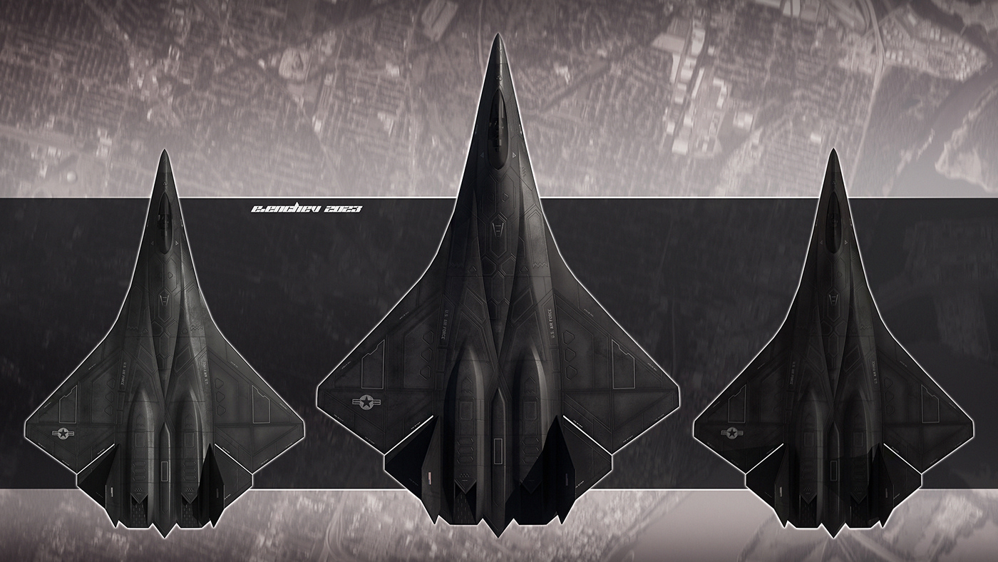 fighter，aircraft，Stealth fighter，Sixth generation machine，army，conceptual design，