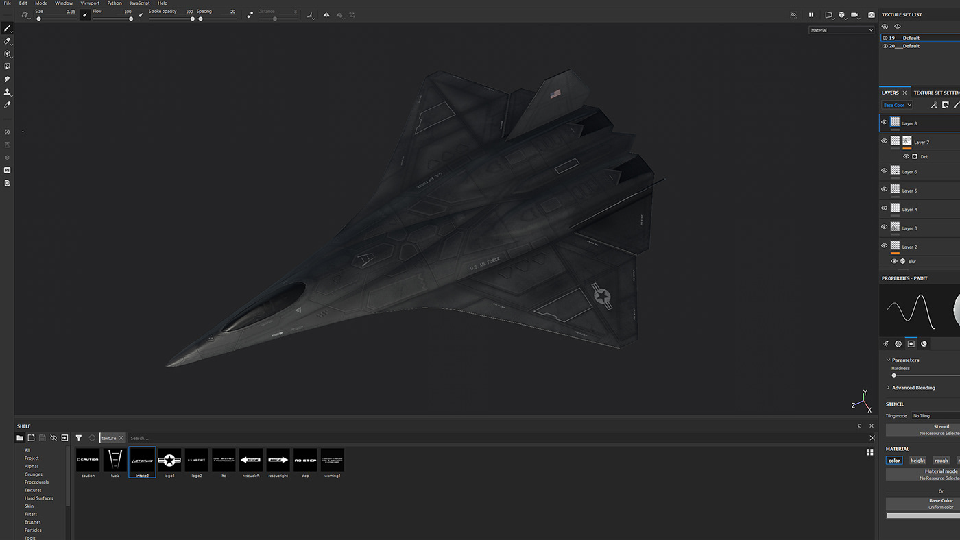 fighter，aircraft，Stealth fighter，Sixth generation machine，army，conceptual design，