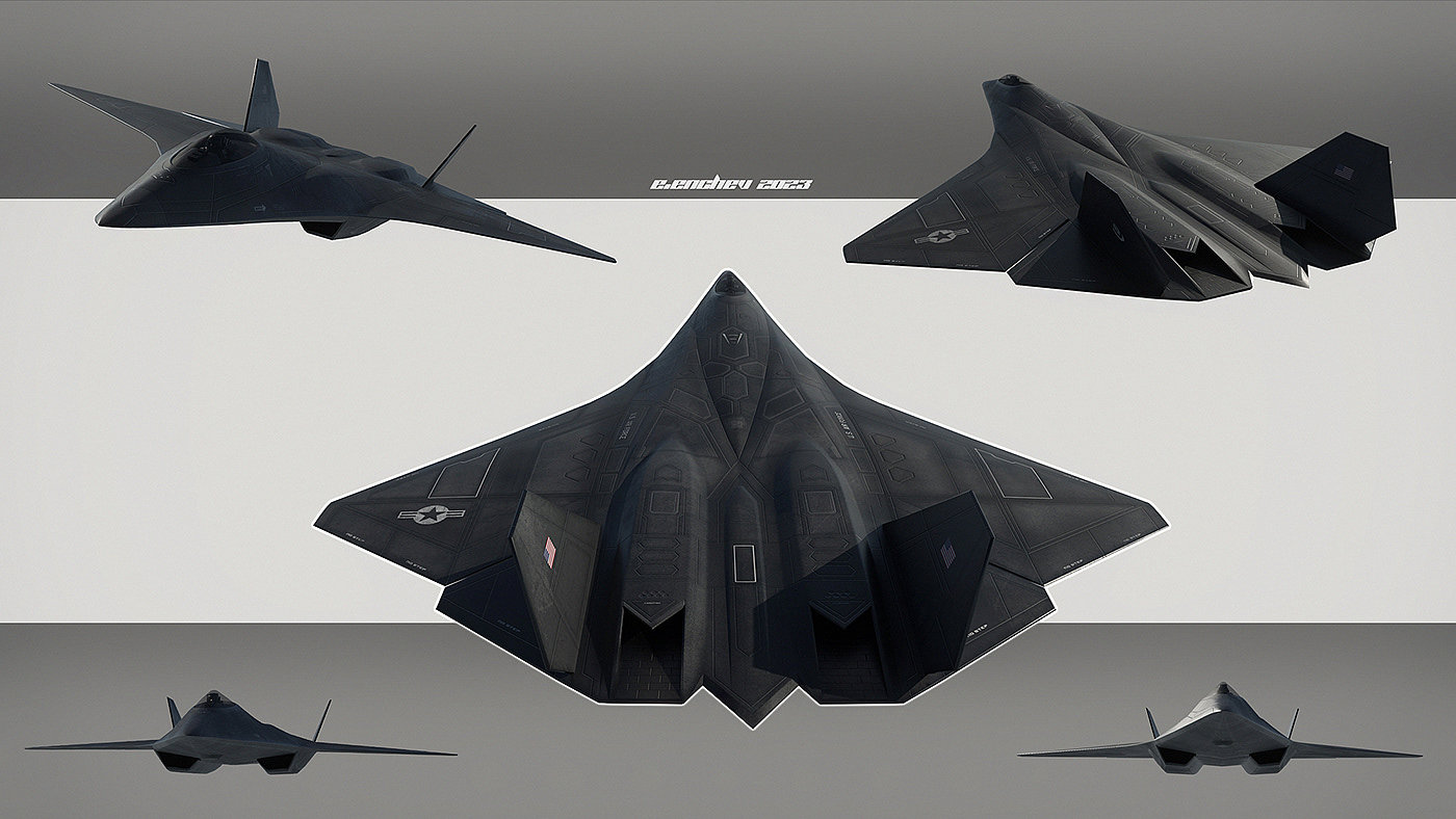 fighter，aircraft，Stealth fighter，Sixth generation machine，army，conceptual design，