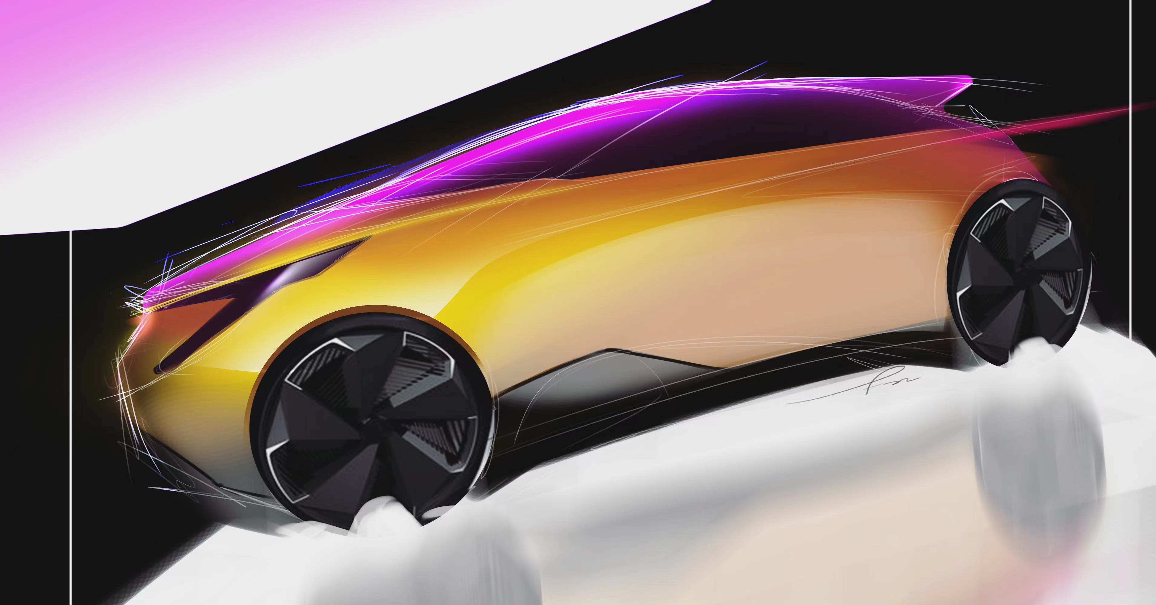 Automobile design，