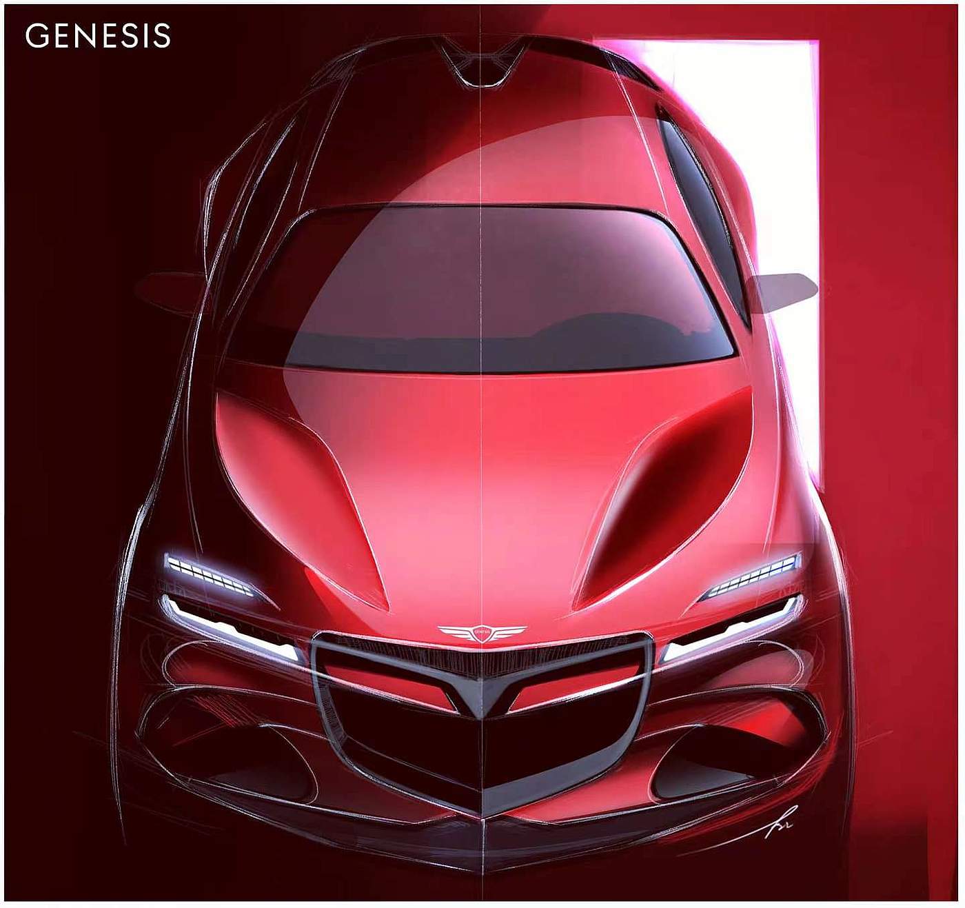 Automobile design，