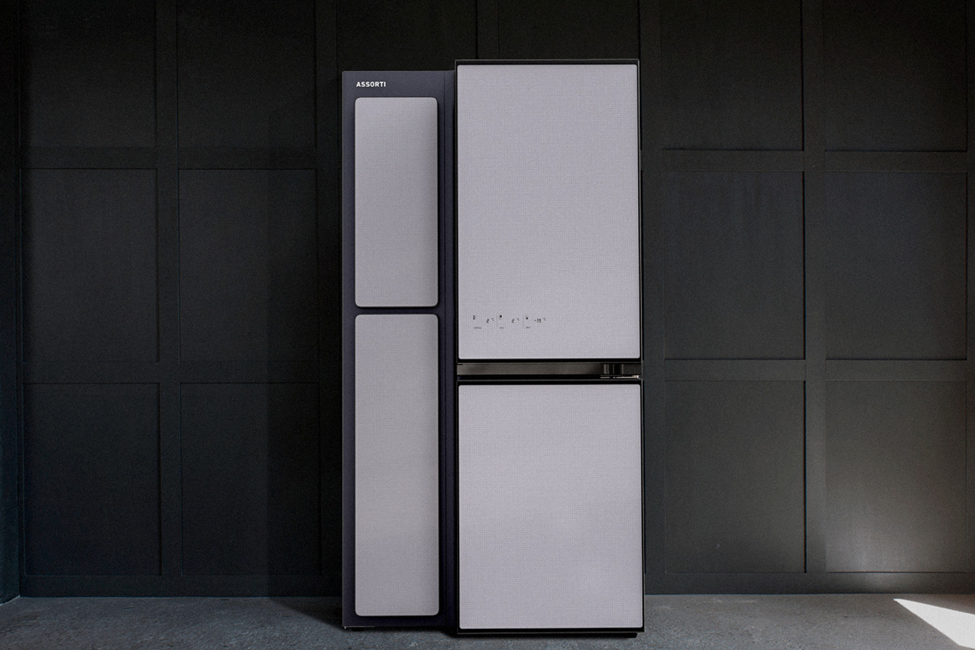 Refrigerator，household electrical appliances，product design，Appearance design，delicate，