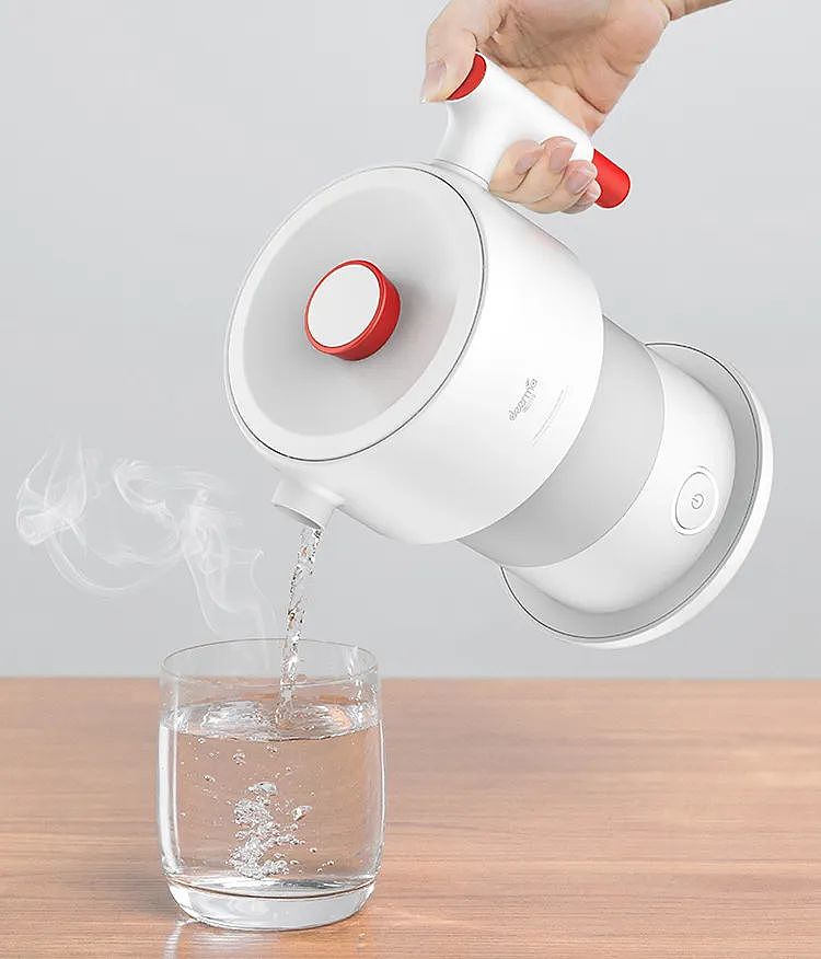 ID design, folding kettle, heating mug，