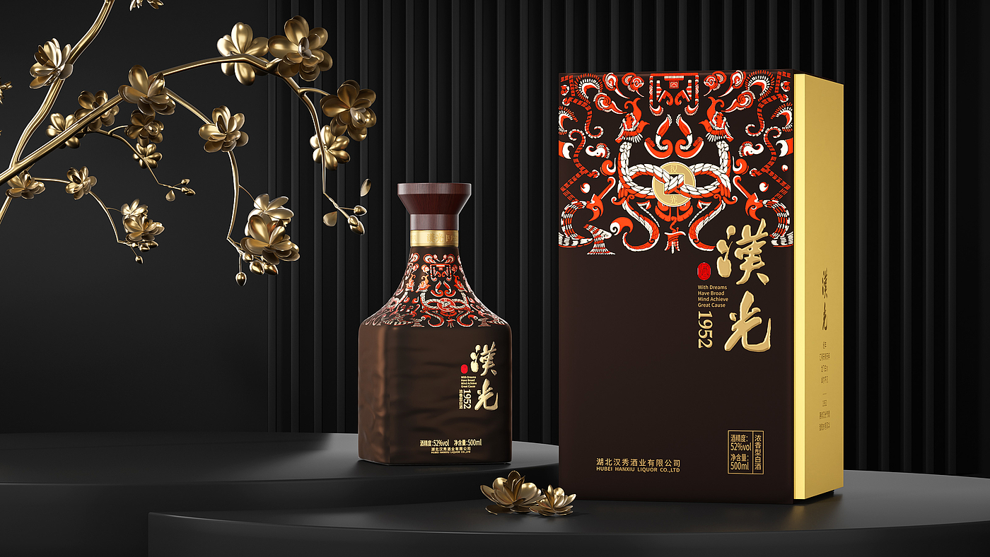 packing，Design，Alcohol，Gift box，Bottle type，typeface，