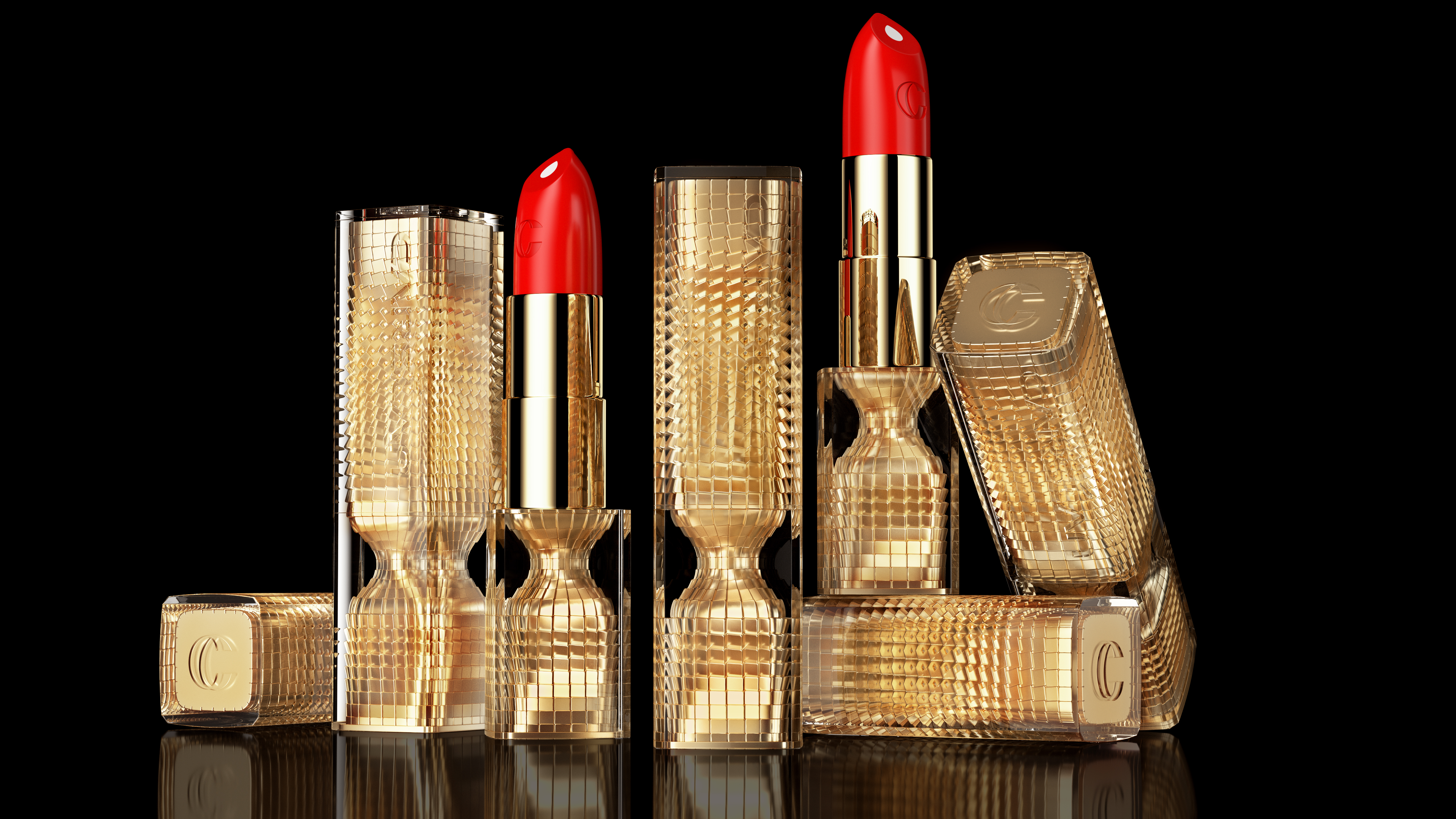 Pan Hu，Kaziran，packing，Lipstick，modelling，