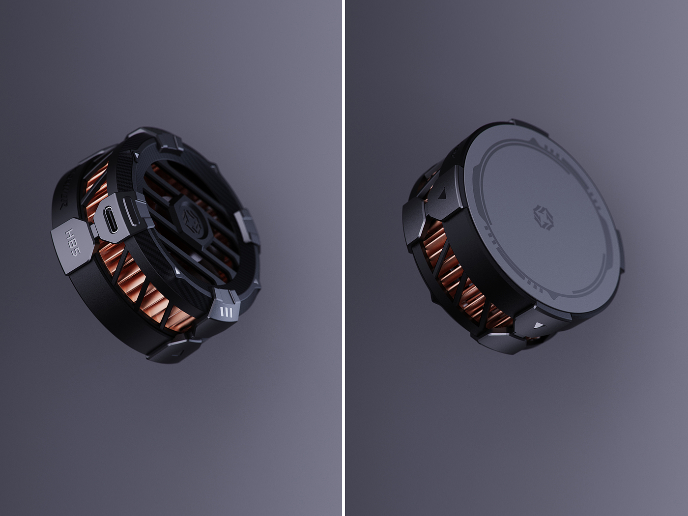 Semiconductor heat dissipation，Flat radiator，Mobile phone radiator，Eating chicken cooling artifact，Magnetic heat sink，Paiwei，PIVA，product design，