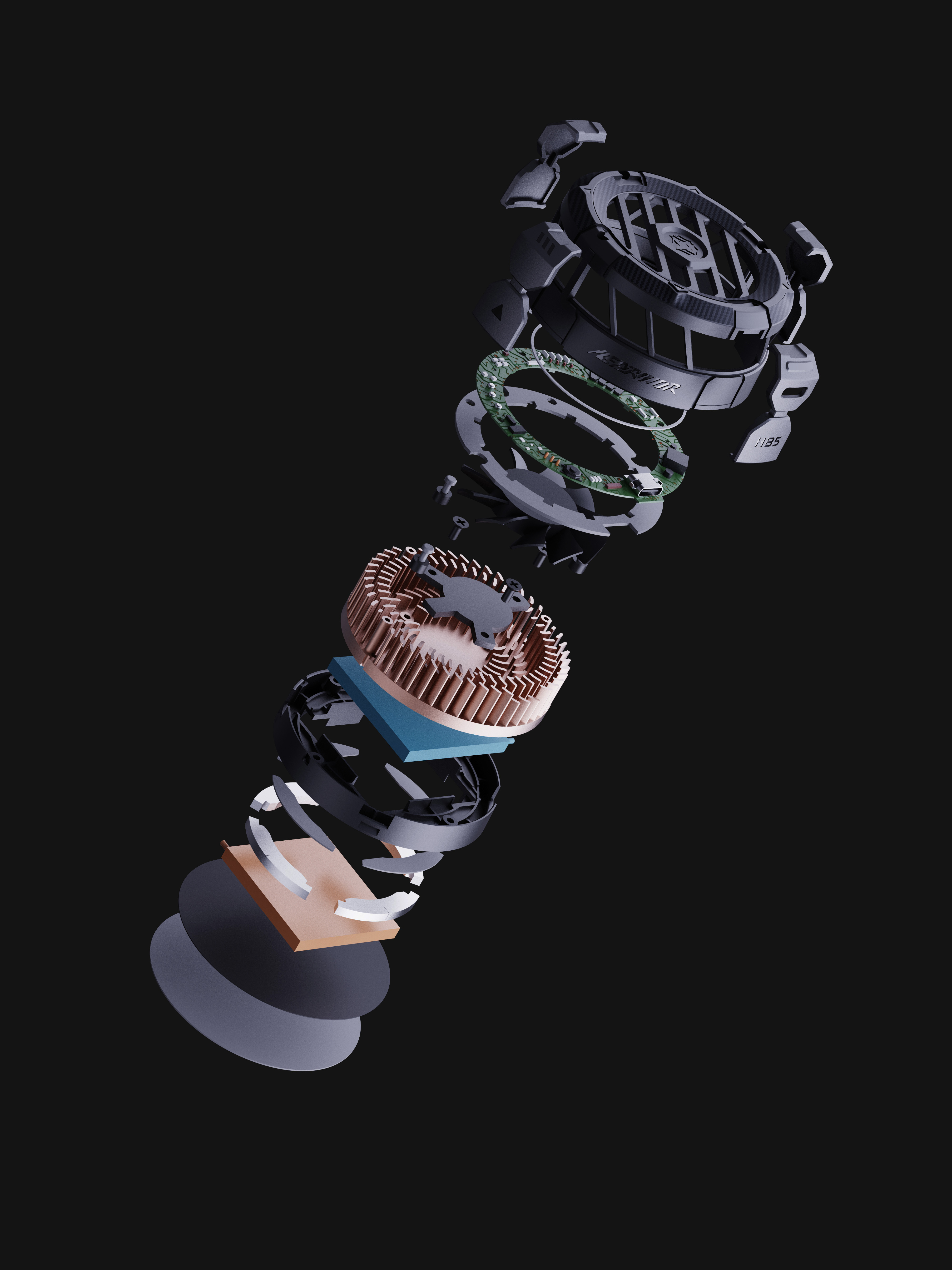 Semiconductor heat dissipation，Flat radiator，Mobile phone radiator，Eating chicken cooling artifact，Magnetic heat sink，Paiwei，PIVA，product design，