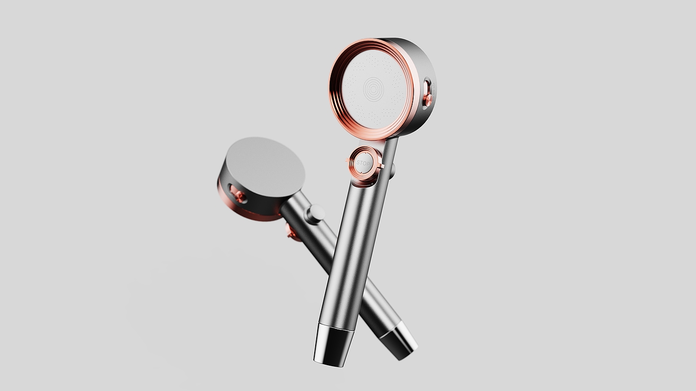 Shower，bathroom，Minimalist，keyshot，rhino，