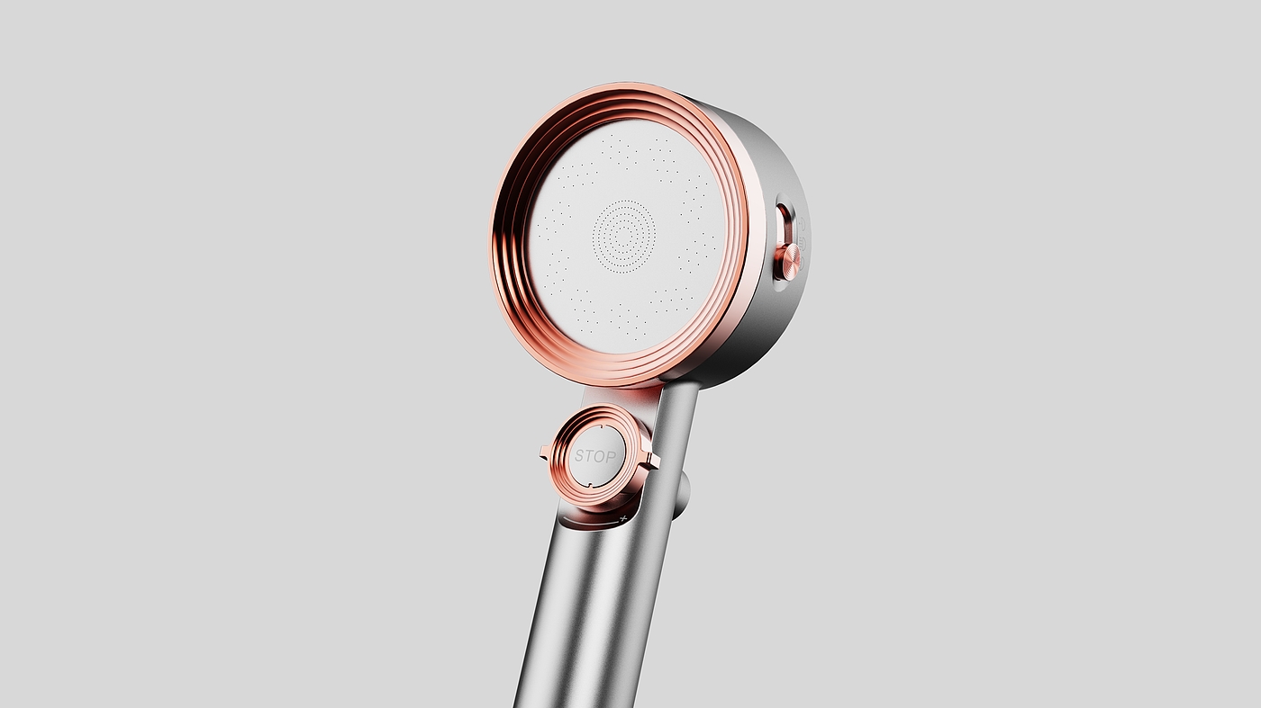 Shower，bathroom，Minimalist，keyshot，rhino，