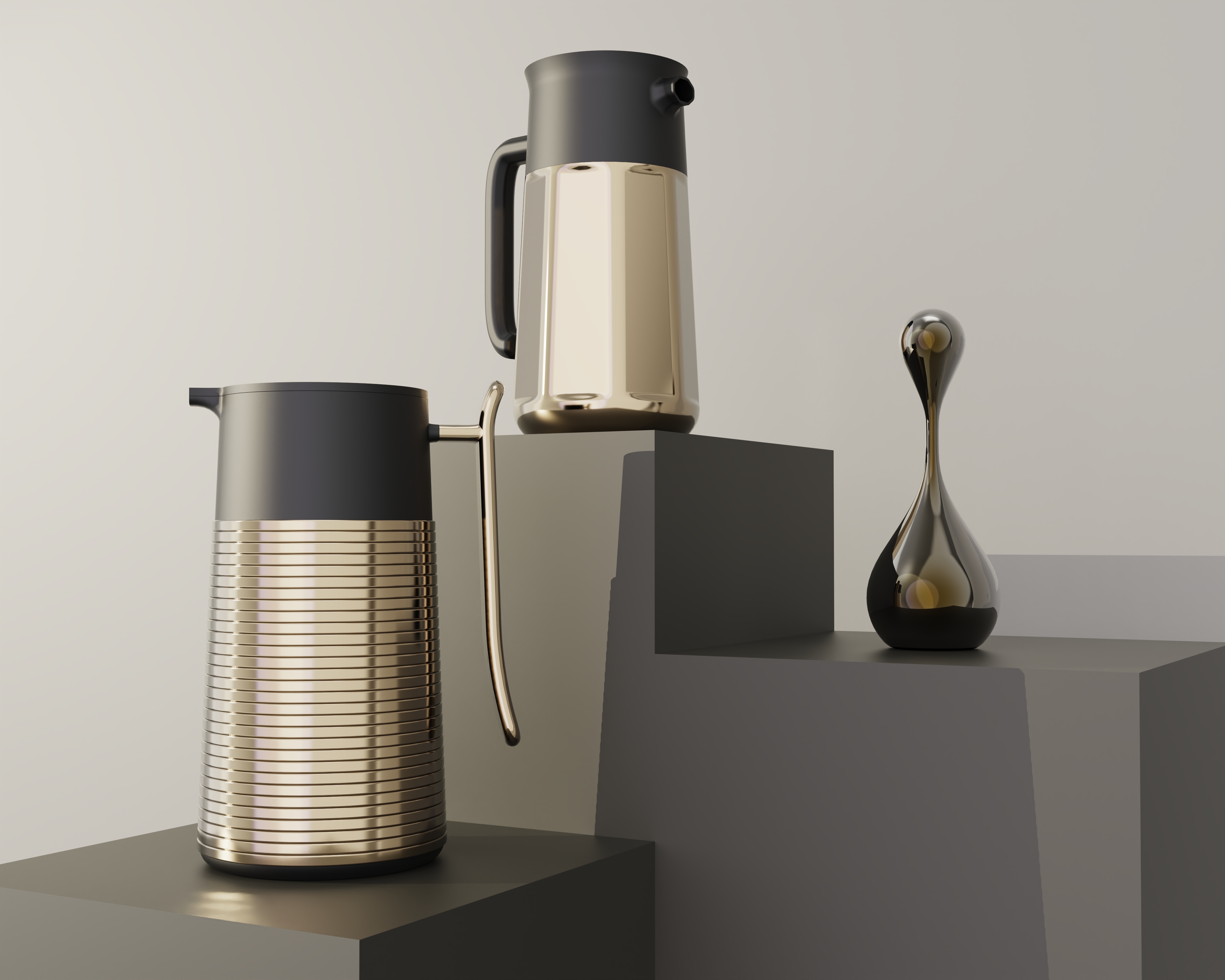 stuffy teapot，Light luxury，Thermal insulation kettle，