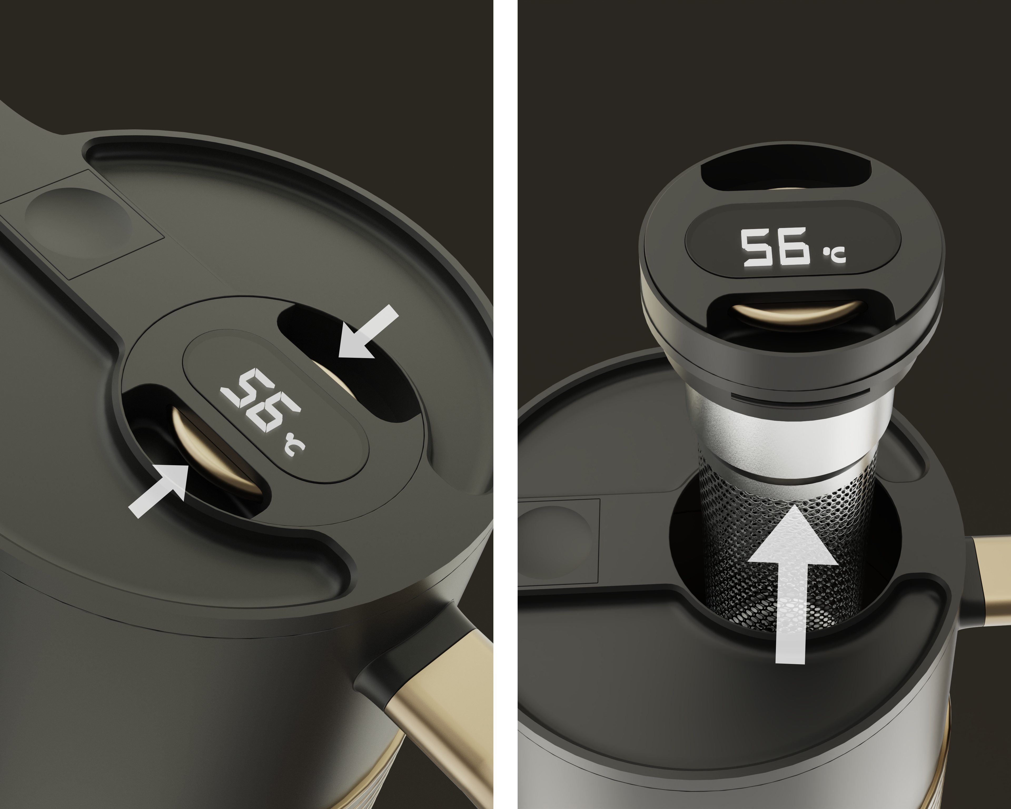 stuffy teapot，Light luxury，Thermal insulation kettle，