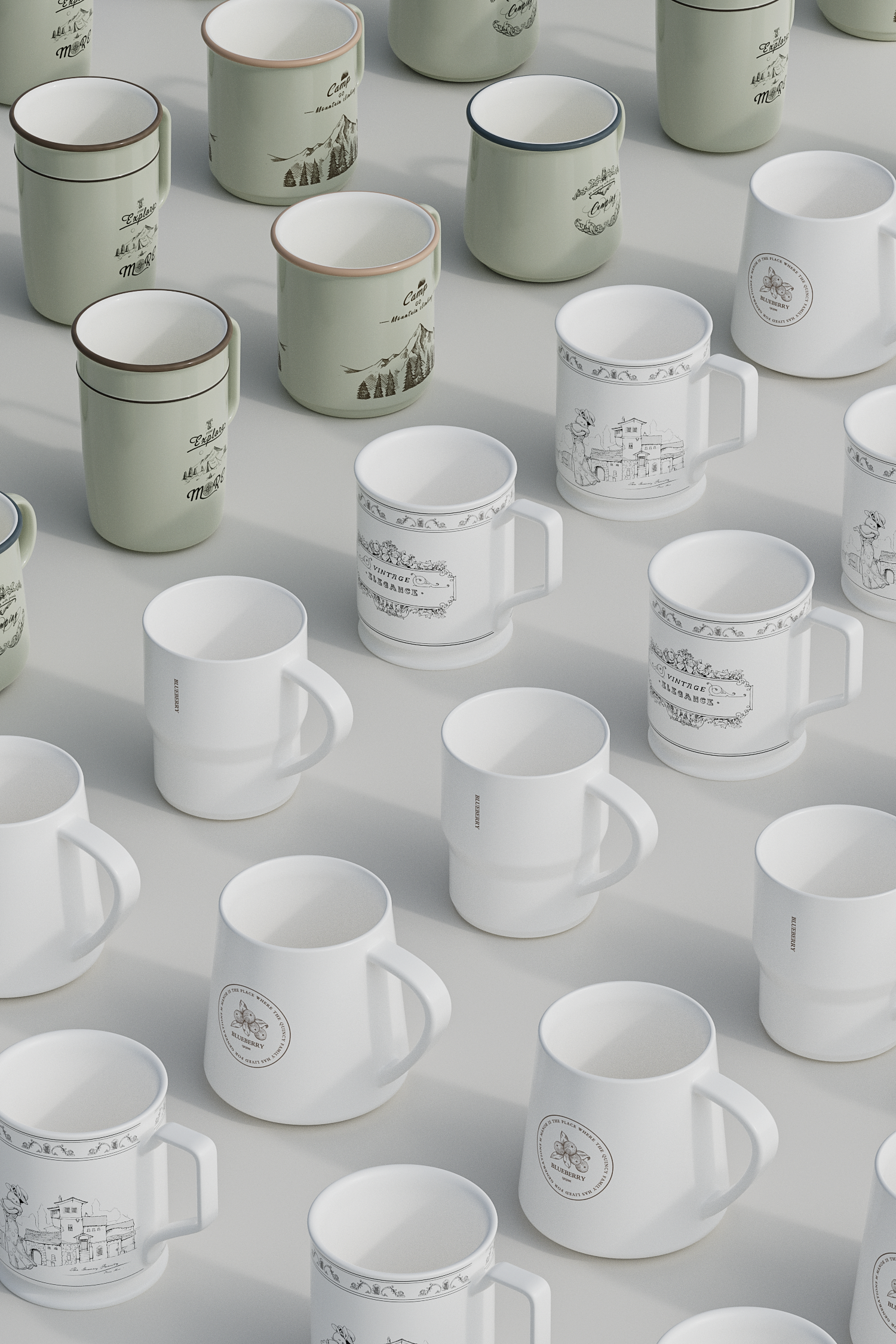 Mug，Drinking water health，Qingqingmei，QIQIMI Kiss US，industrial design，product design，