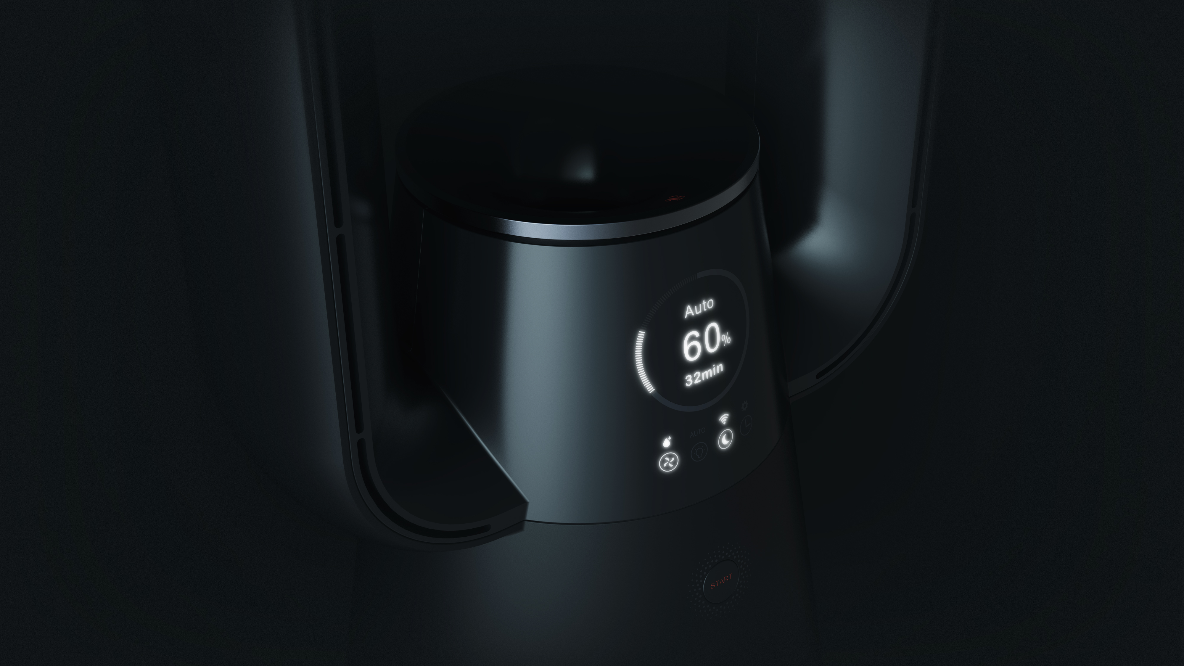 Heater，Leafless，Smart appliances，industrial design，Innovative design，