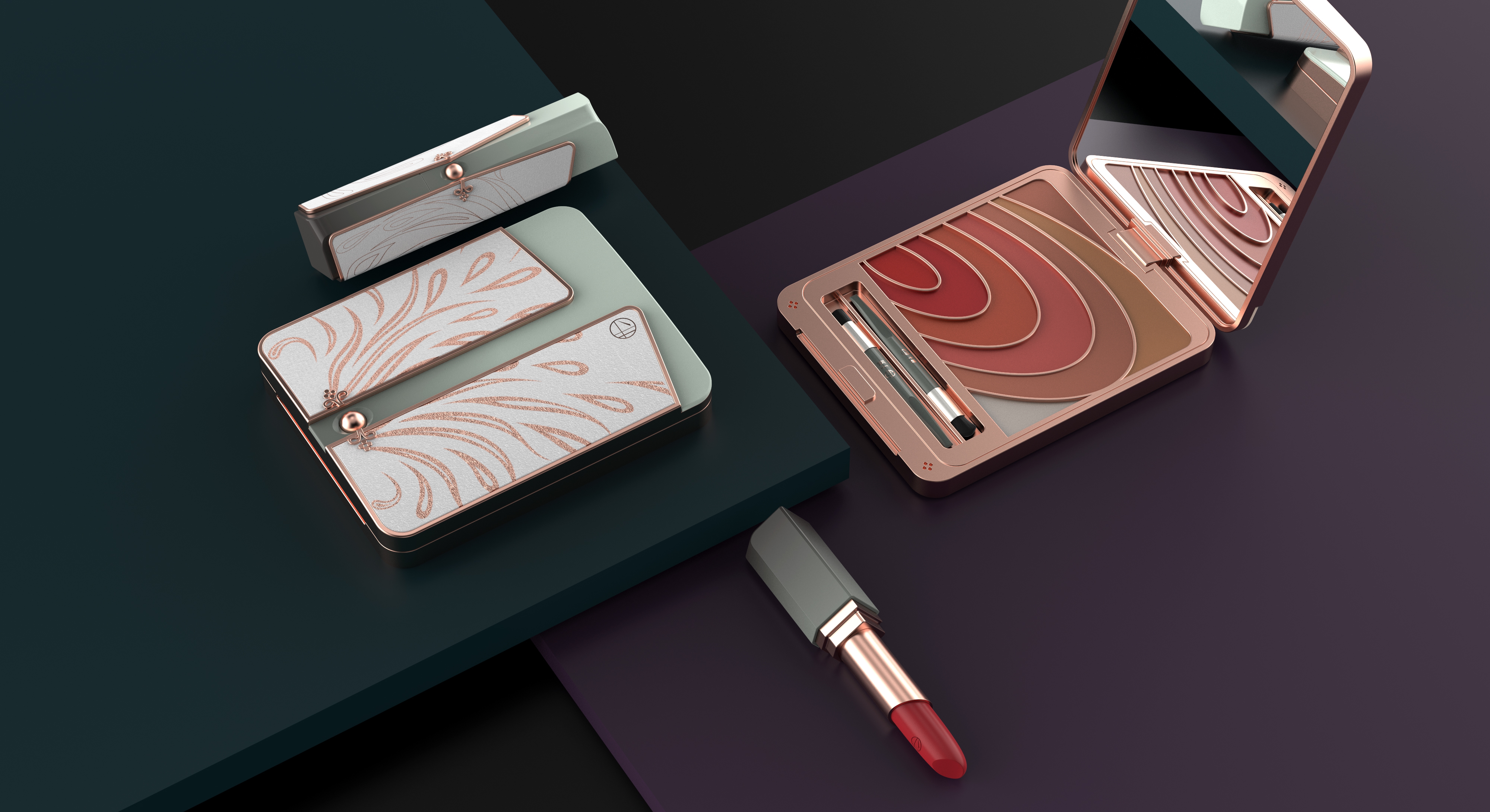 Lipstick，Powder，Cosmetics，Beauty makeup，