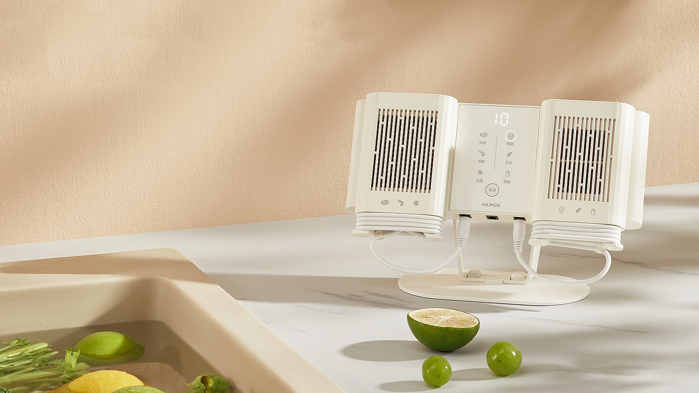 Fruit and vegetable cleaning machine，Kitchen supplies，Cleaning machine，Cable double warehouse，