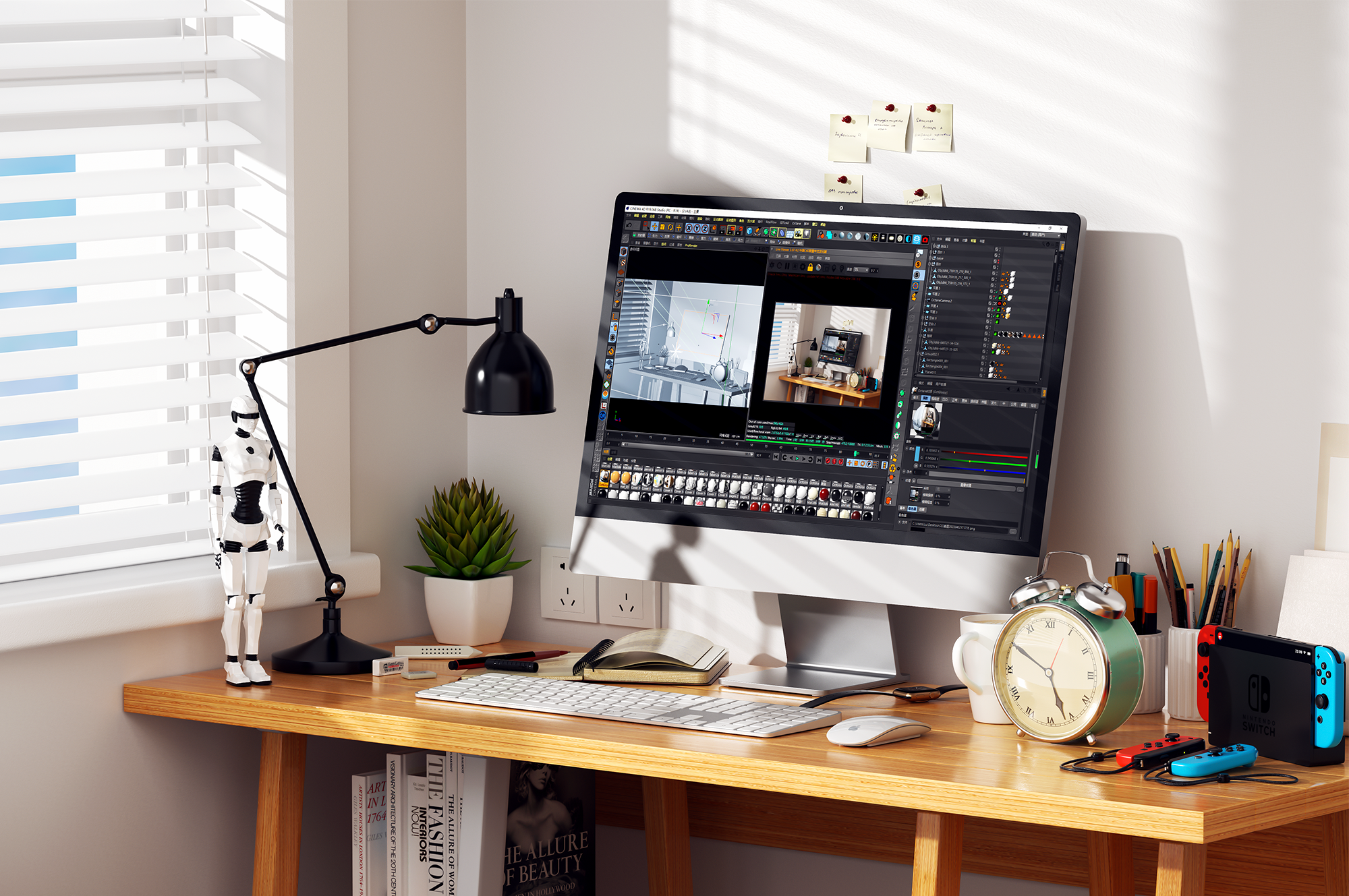 Bluetooth headset rendering，Fan rendering，Product rendering，