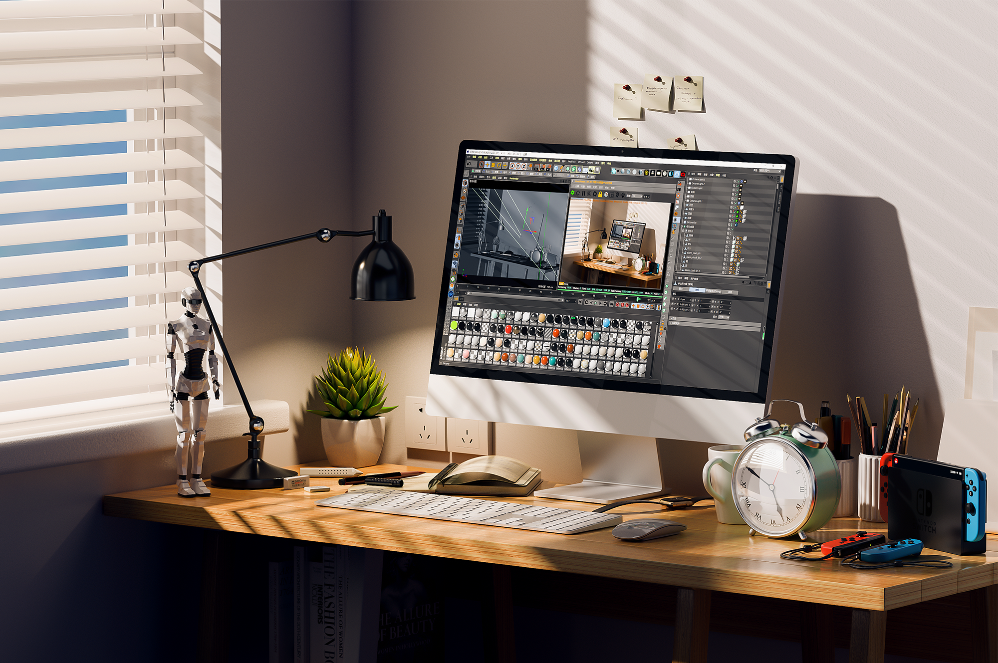 Bluetooth headset rendering，Fan rendering，Product rendering，