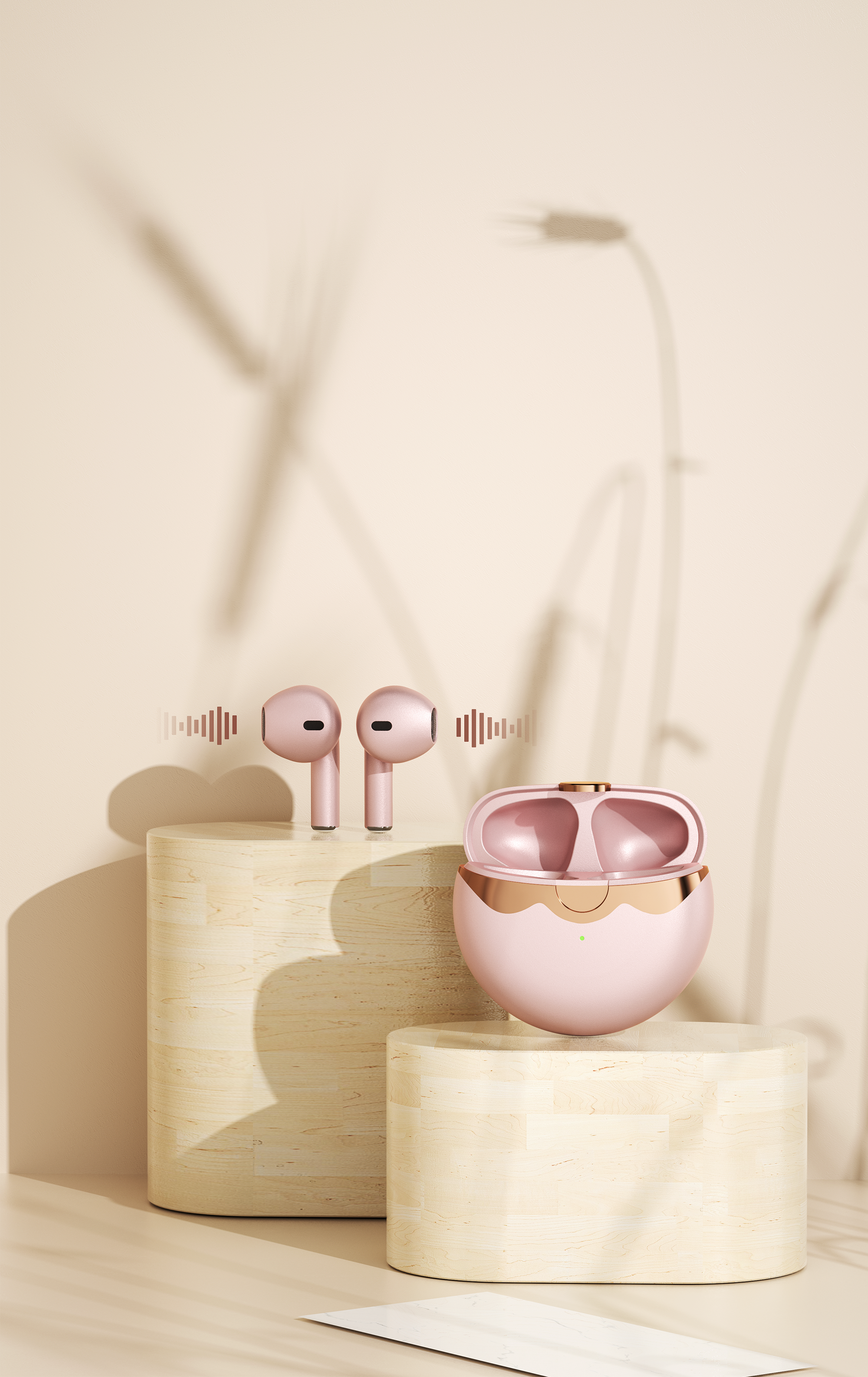 Bluetooth headset rendering，Fan rendering，Product rendering，