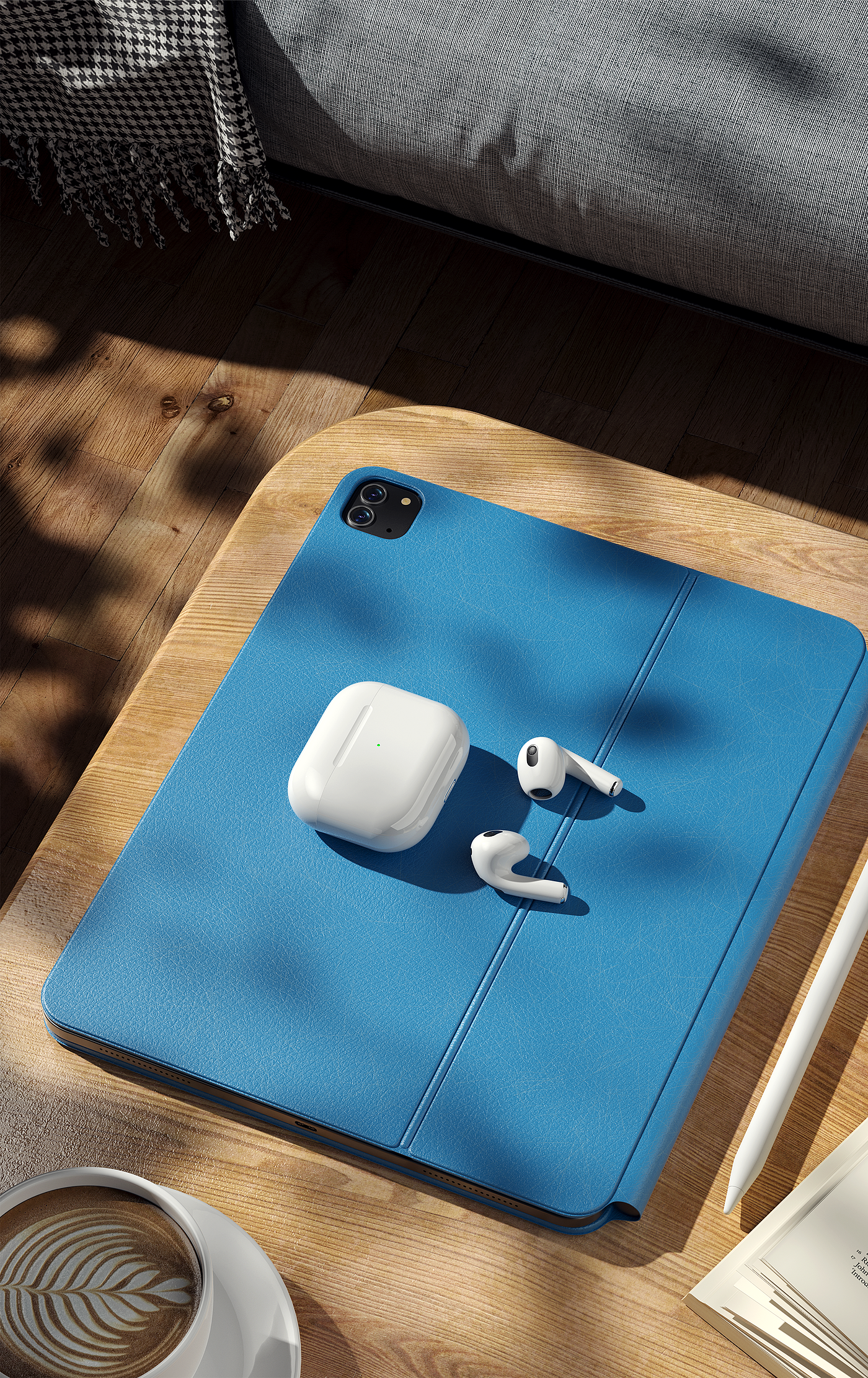 Bluetooth headset rendering，Fan rendering，Product rendering，