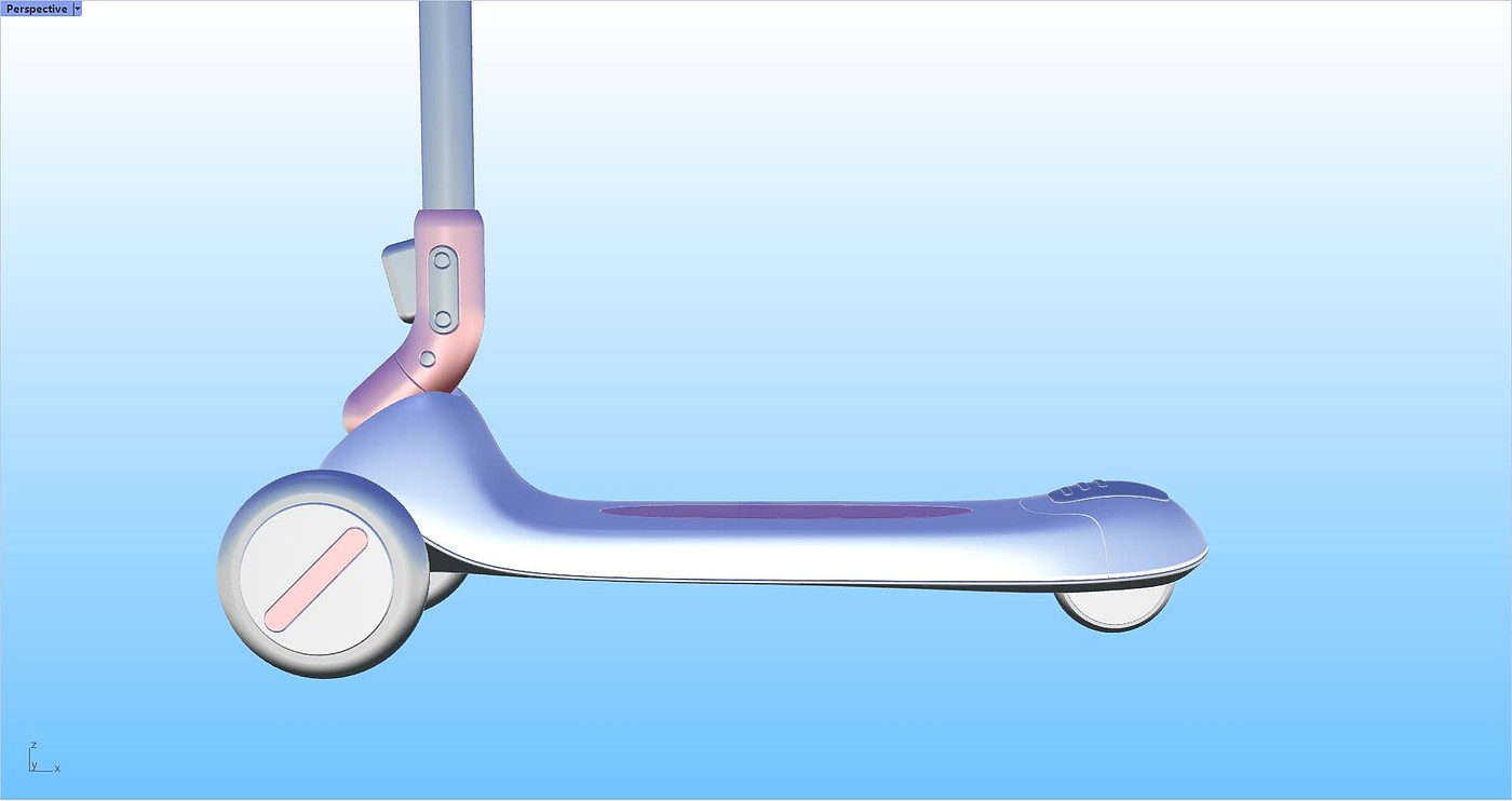 Stroller，Migao car，Case pulling car，Children's scooters，Rhinoceros modeling，Tutorial sharing，Rhino tutorial，