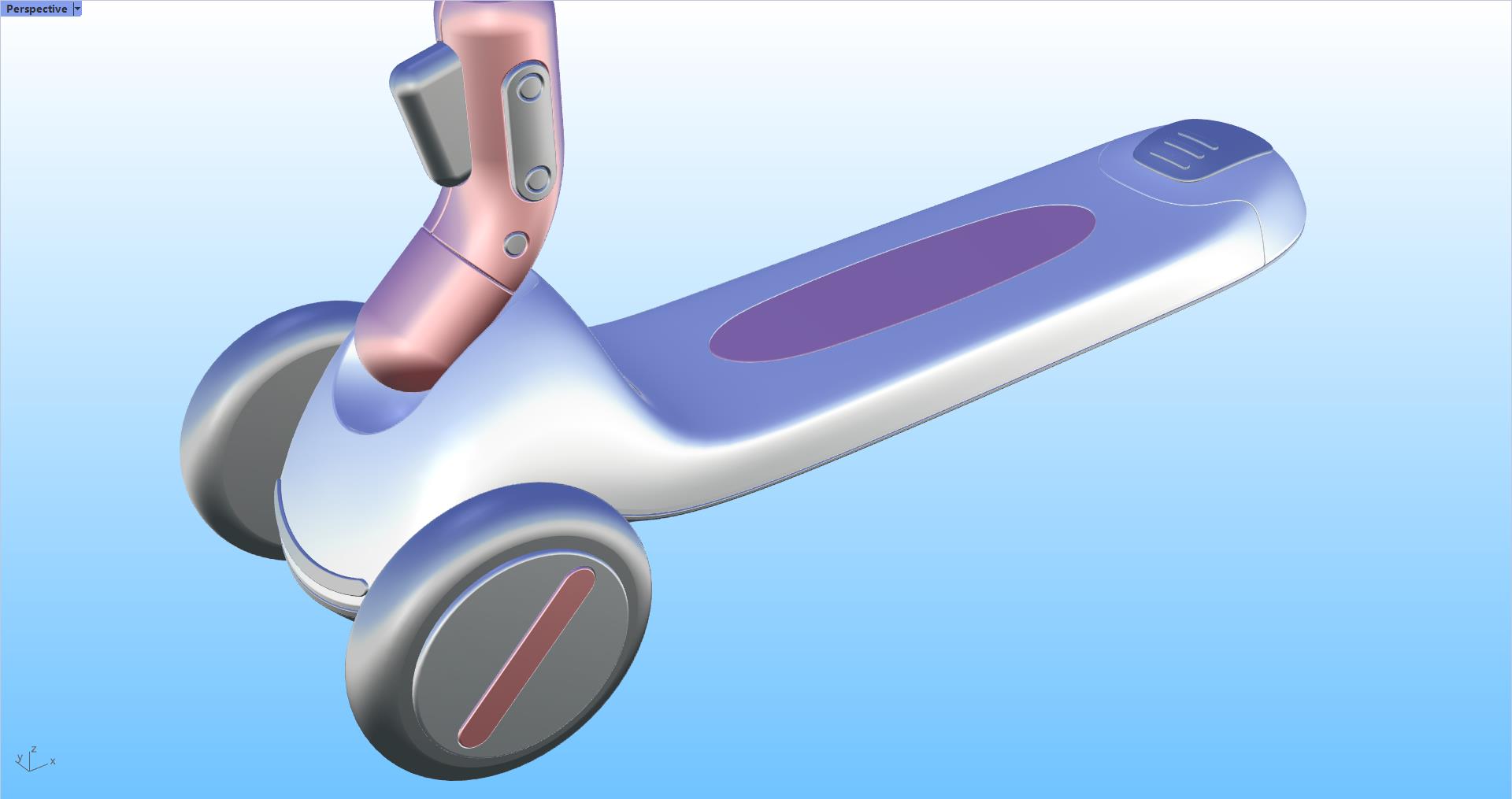 Stroller，Migao car，Case pulling car，Children's scooters，Rhinoceros modeling，Tutorial sharing，Rhino tutorial，