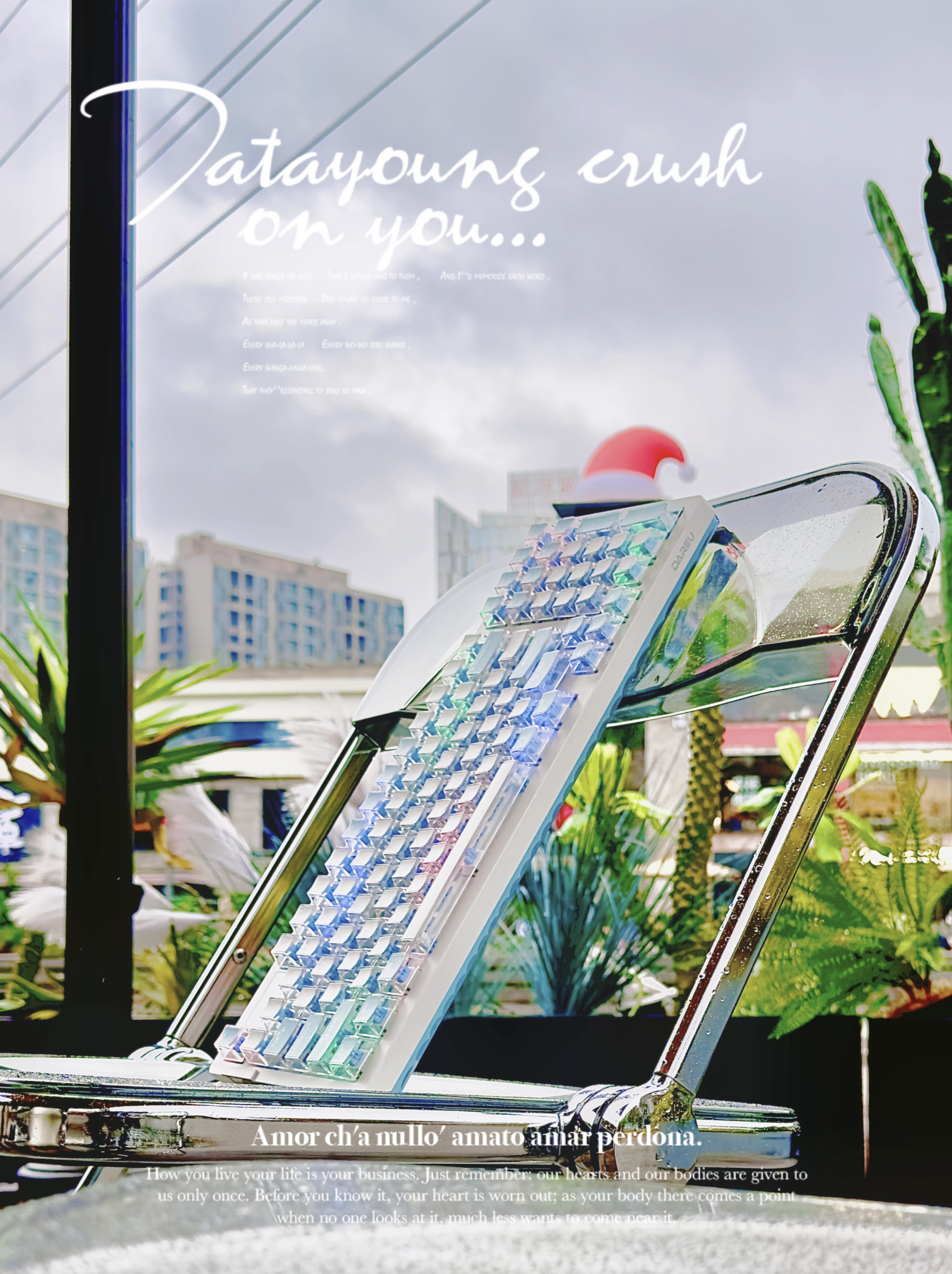 Daryou，Mechanical keyboard，Bluetooth Keyboard，Render，