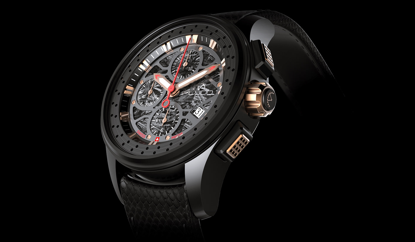 Wrist watch，black，waterproof，