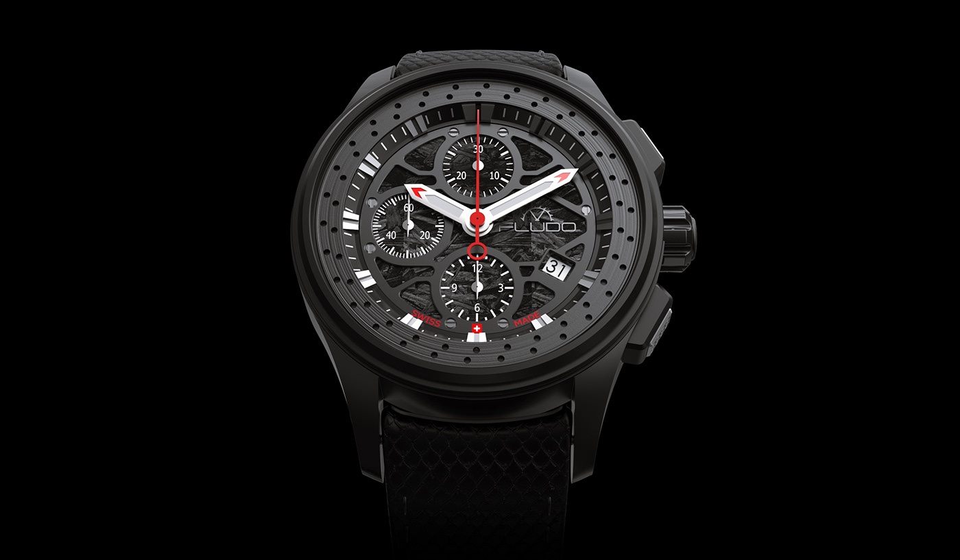 Wrist watch，black，waterproof，