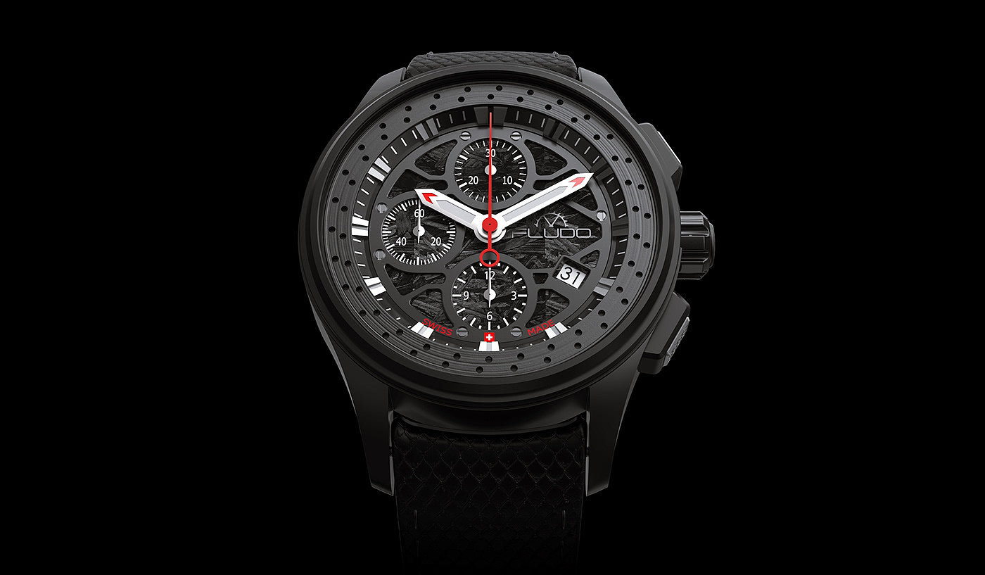 Wrist watch，black，waterproof，