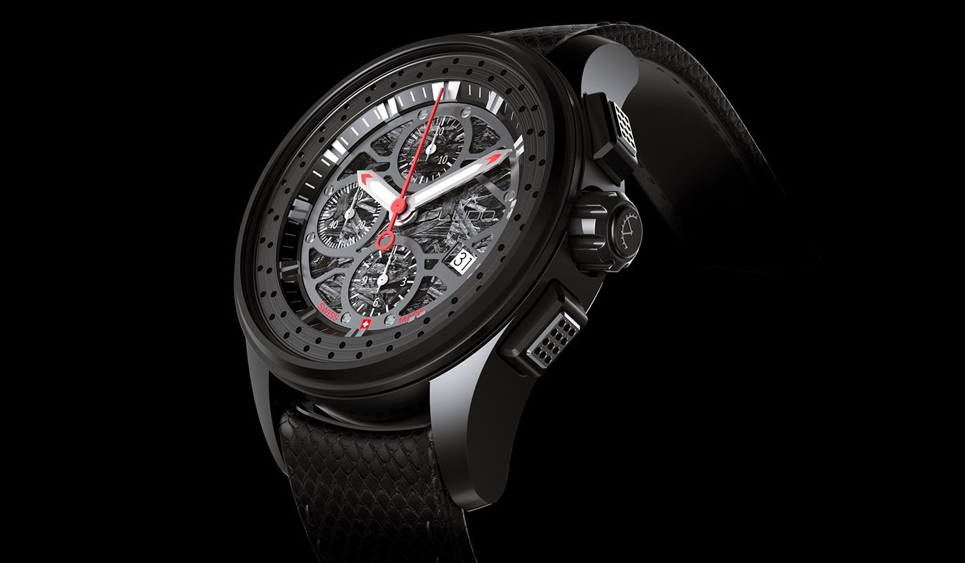 Wrist watch，black，waterproof，