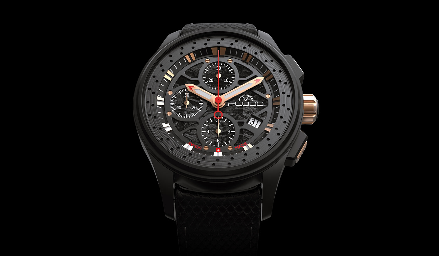 Wrist watch，black，waterproof，