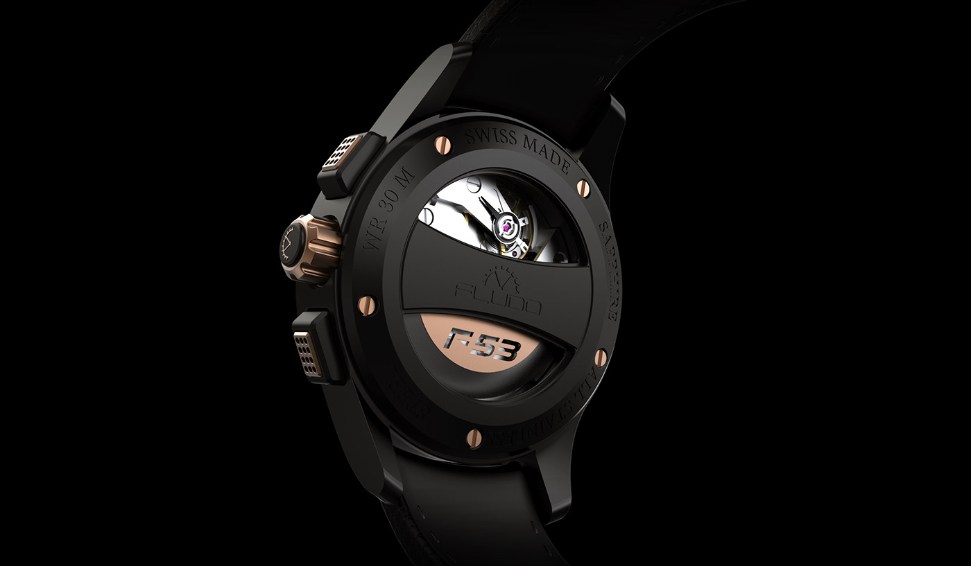 Wrist watch，black，waterproof，