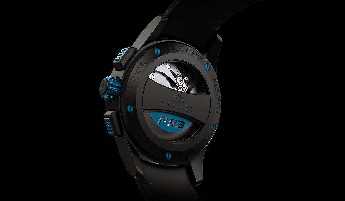 Wrist watch，black，waterproof，