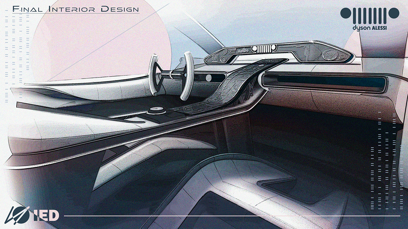 automobile，conceptual design，jeep，industrial design，Design，Jeep iDuo，