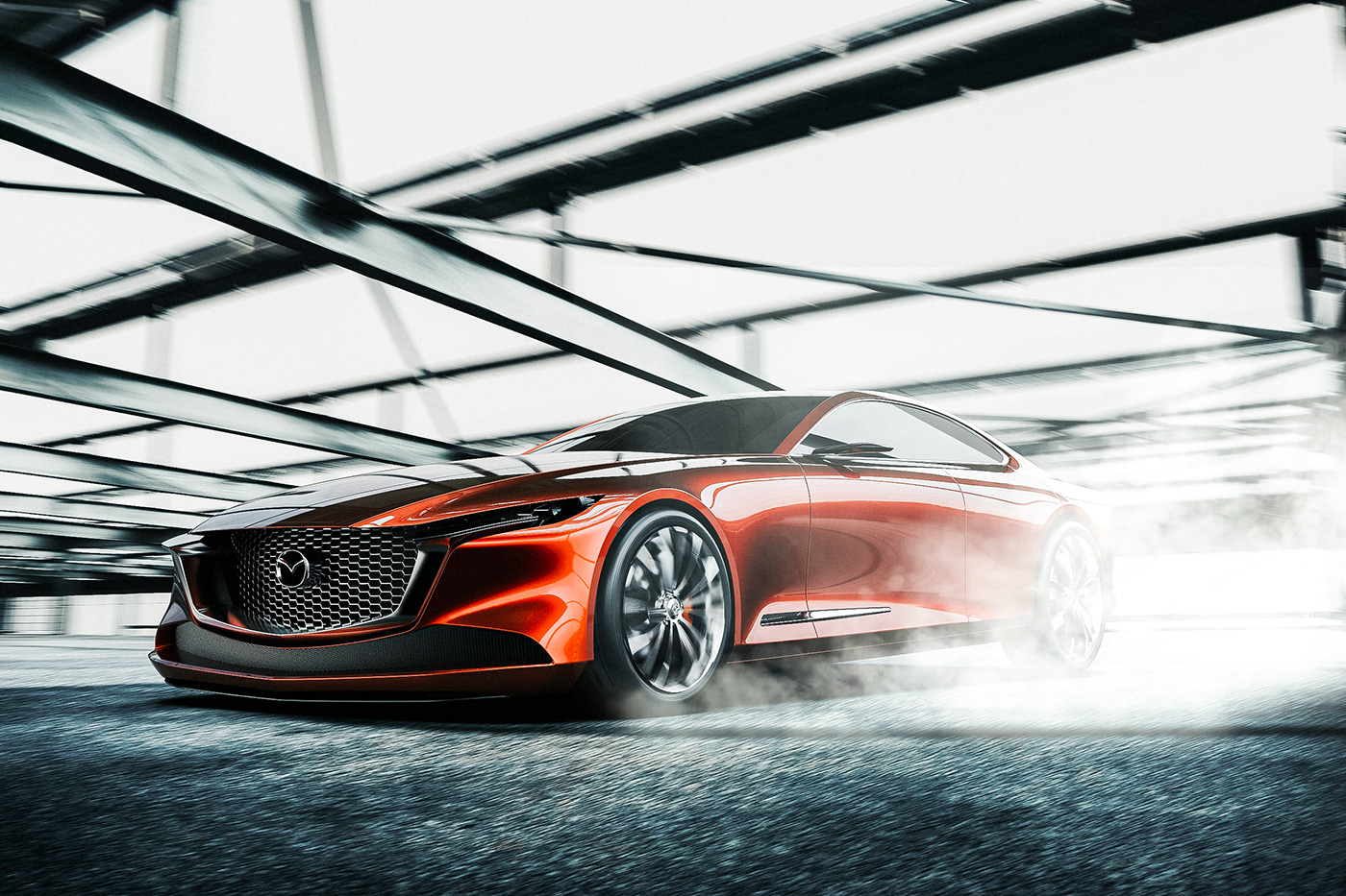 Mazda，mazda，Concept Car，Visual cutting，cgi，