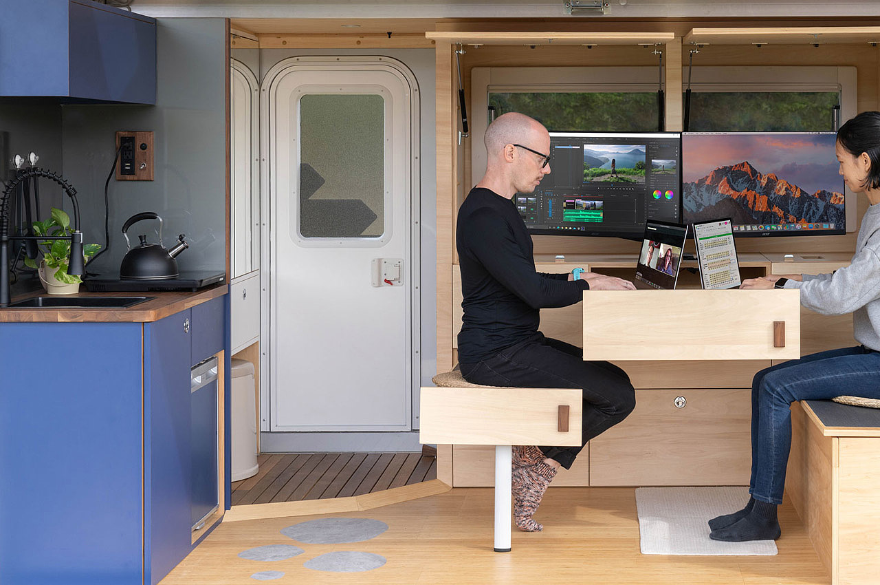 Mobile office，industrial design，office，studio，Design，