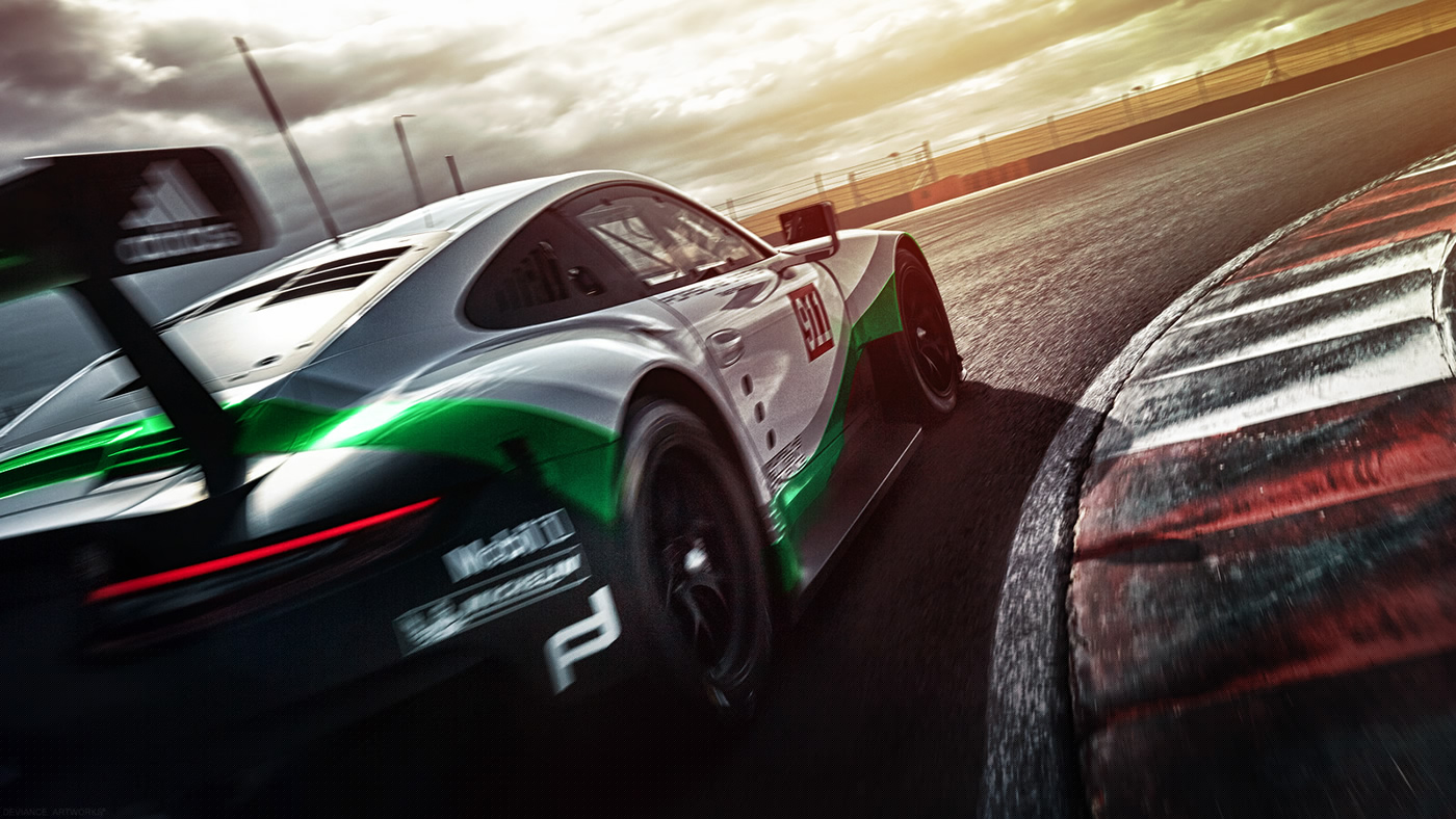 Porsche，racing，f1，green，