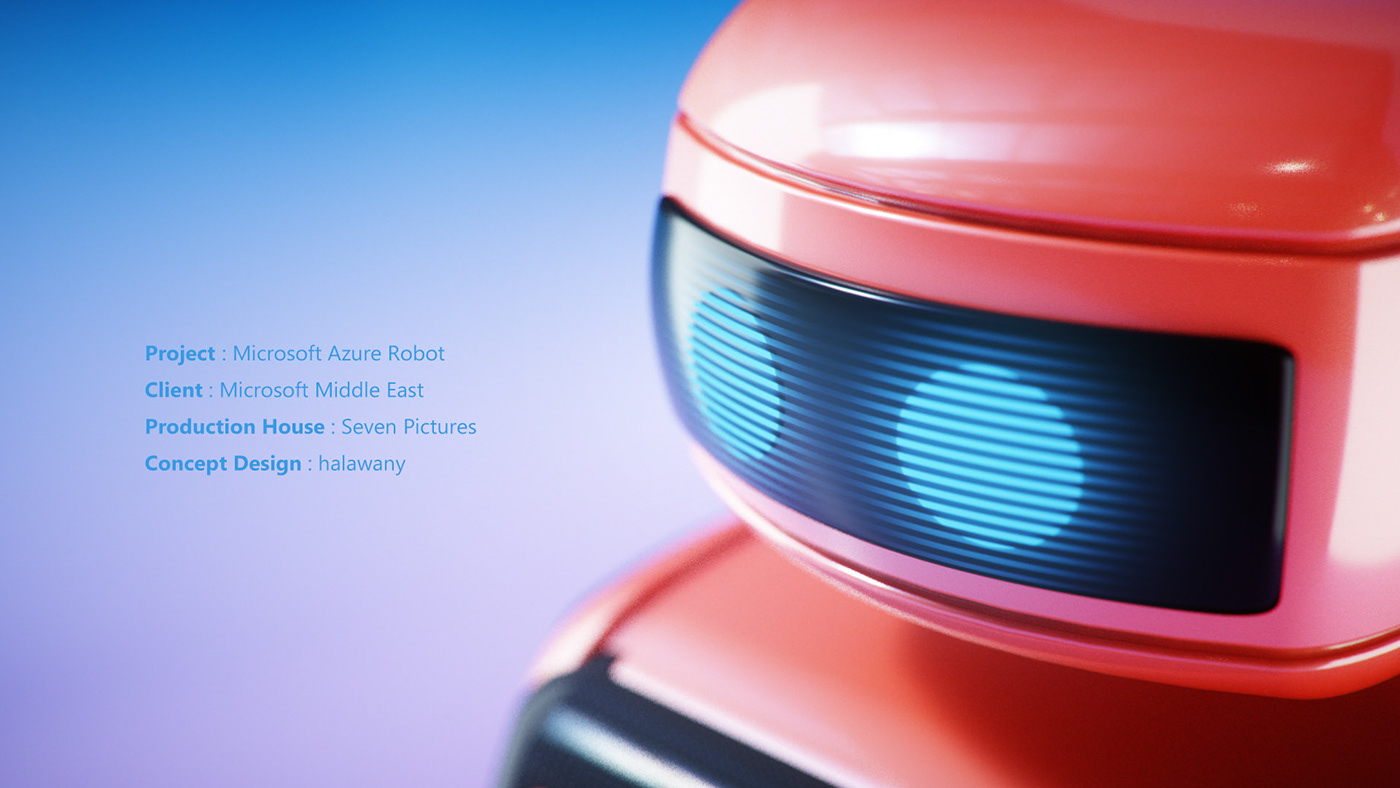 3d，robot，c4d，conceptual design，Microsoft，industrial design，